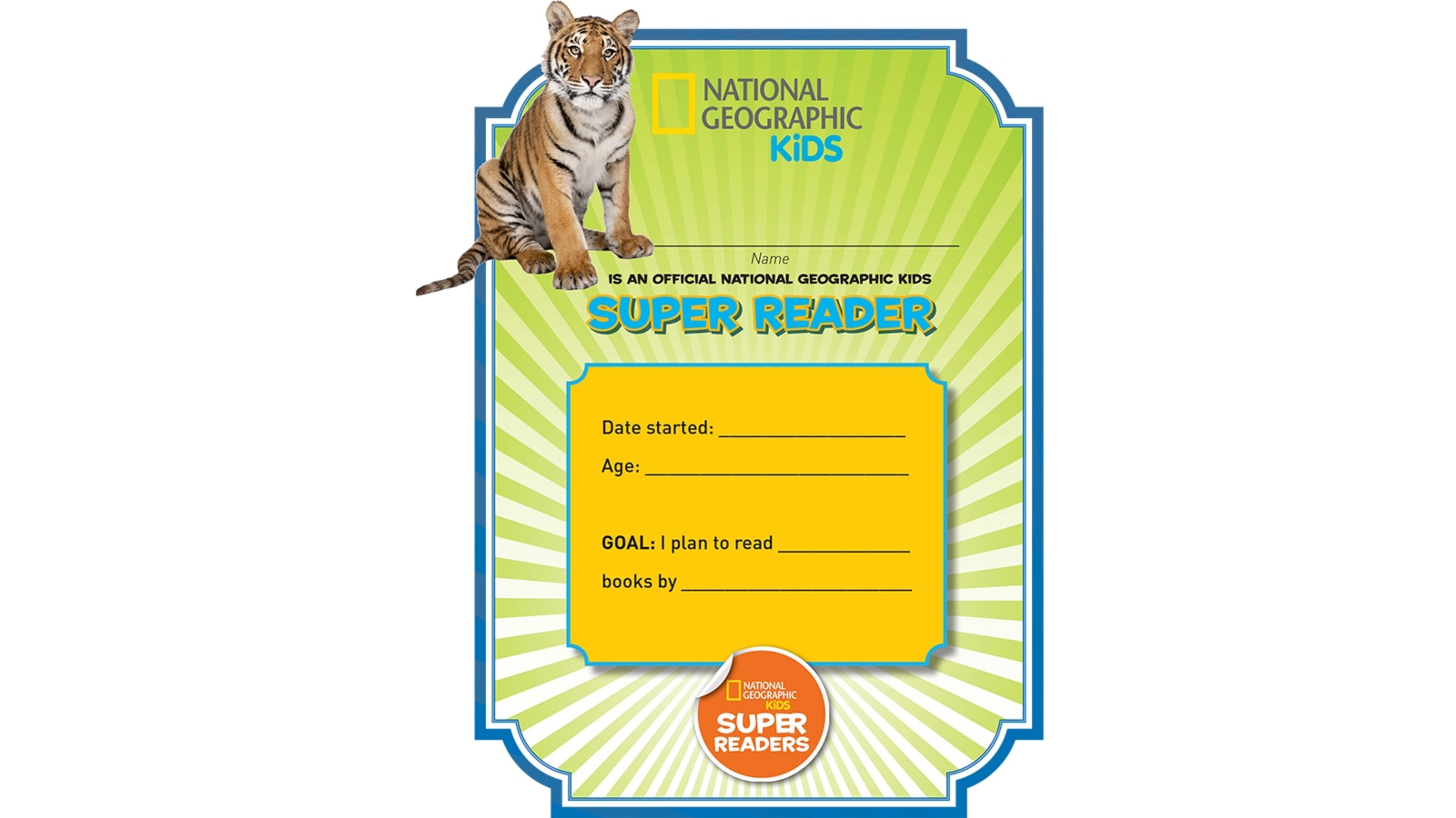 Super Readers Prizes | National Geographic Kids