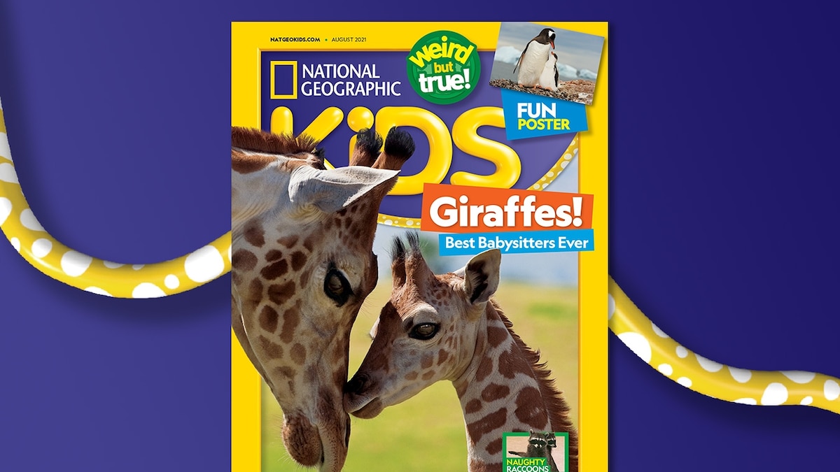 August 2021 Nat Geo Kids magazine sneak peek