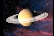 Galaxy Saturn Planet Stars