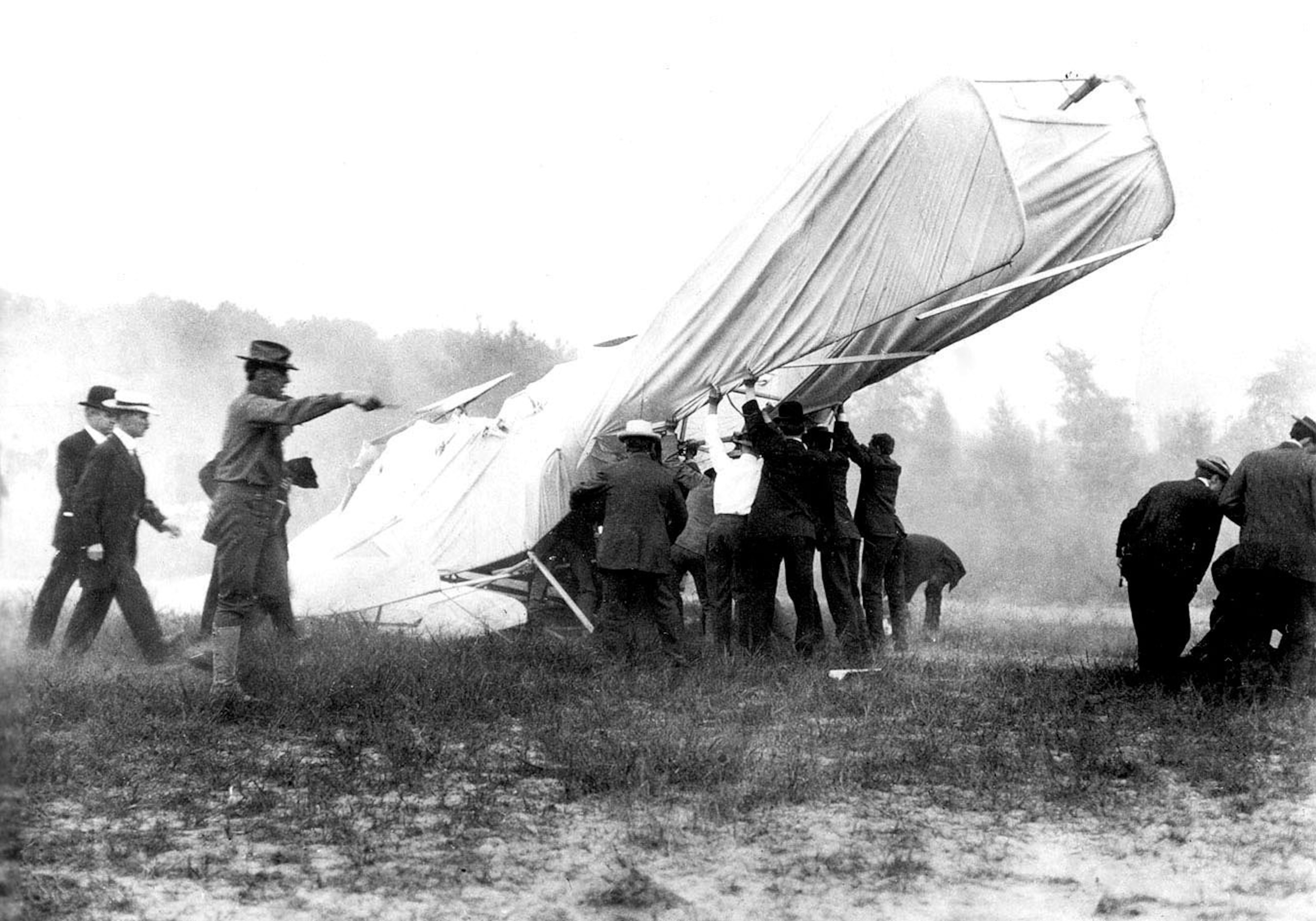 In 1908 Orville and a passenger, Lt. Thomas E. Selfridge, crashed during Army trials at Fort Myer. Selfridge was killed, and Orville was badly injured.