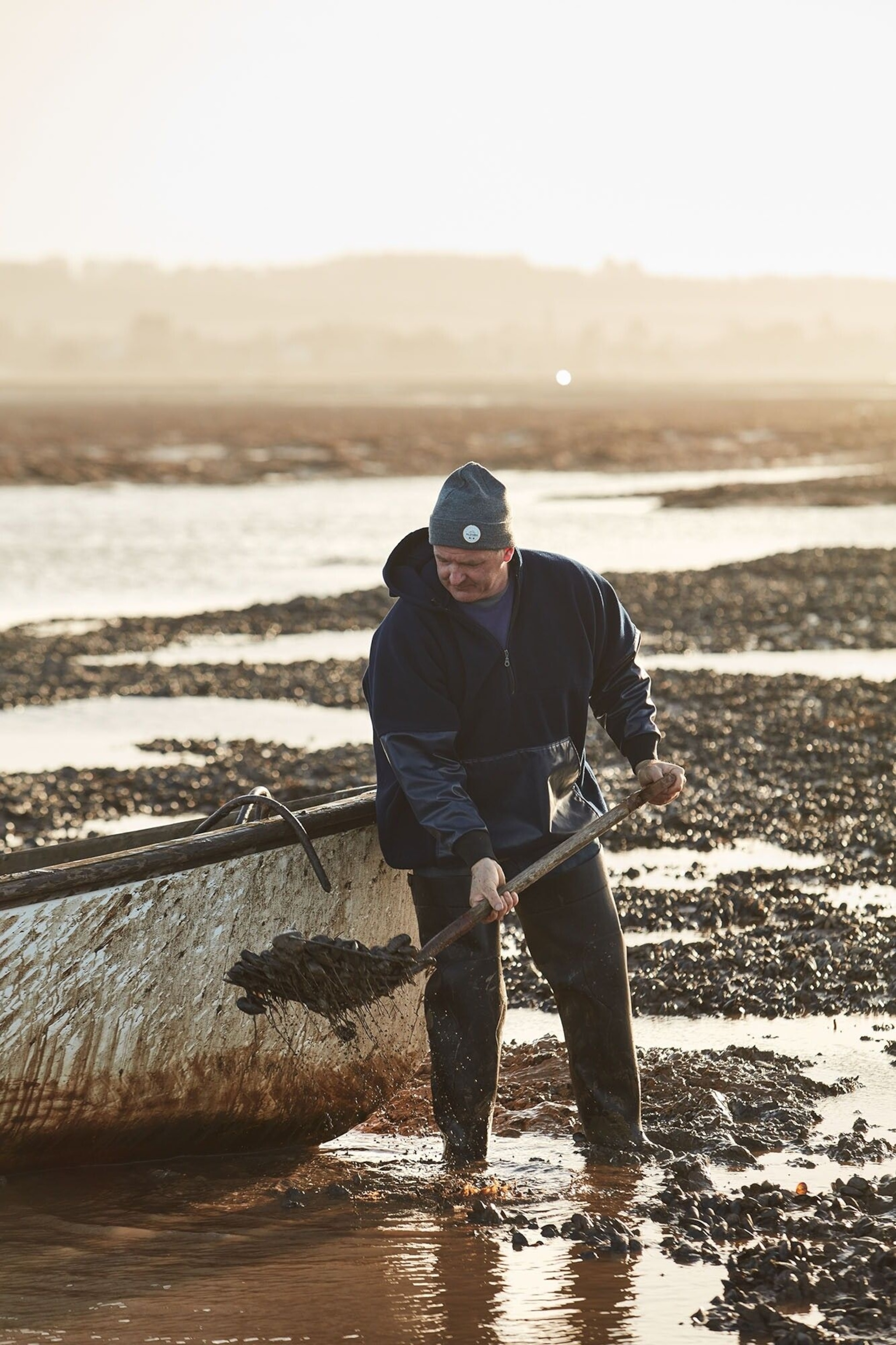 Thomas Large, a mussel farmer based in Brancaster, is among the most interesting people that Richard met on the assignment.