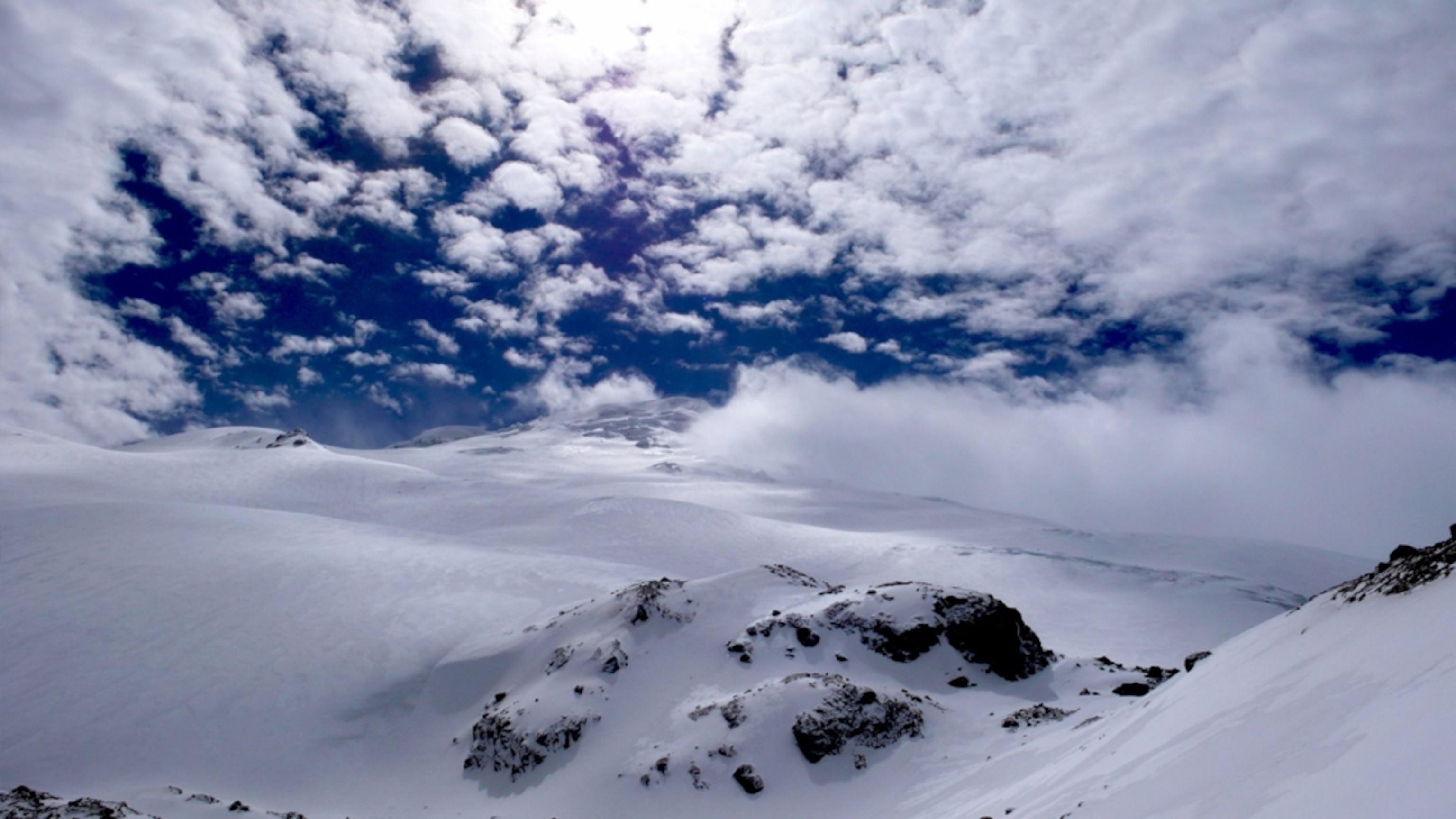 Cayambe, Ecuador treking on Cotopaxi