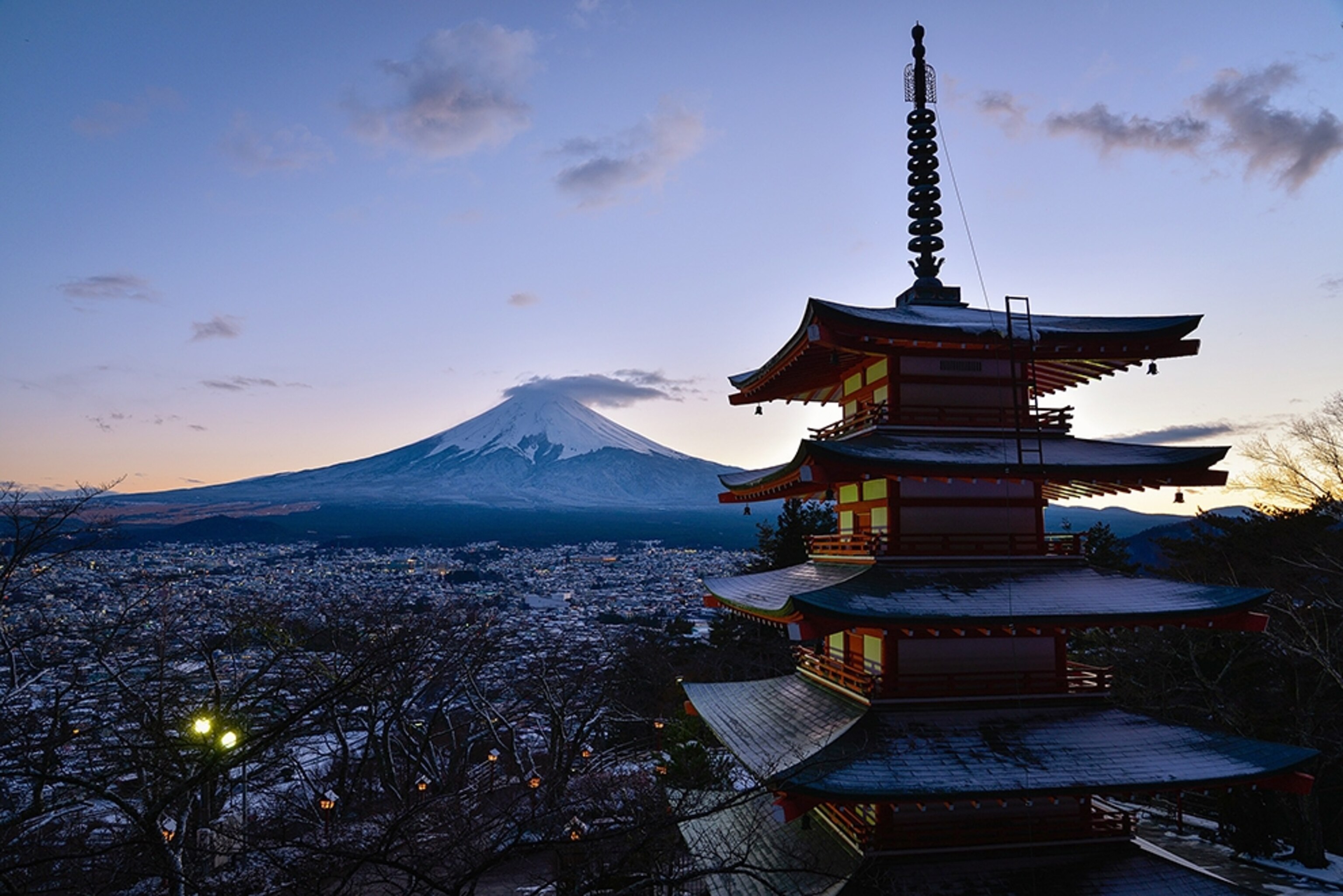 Mt. Fuji and Fujiyoshida