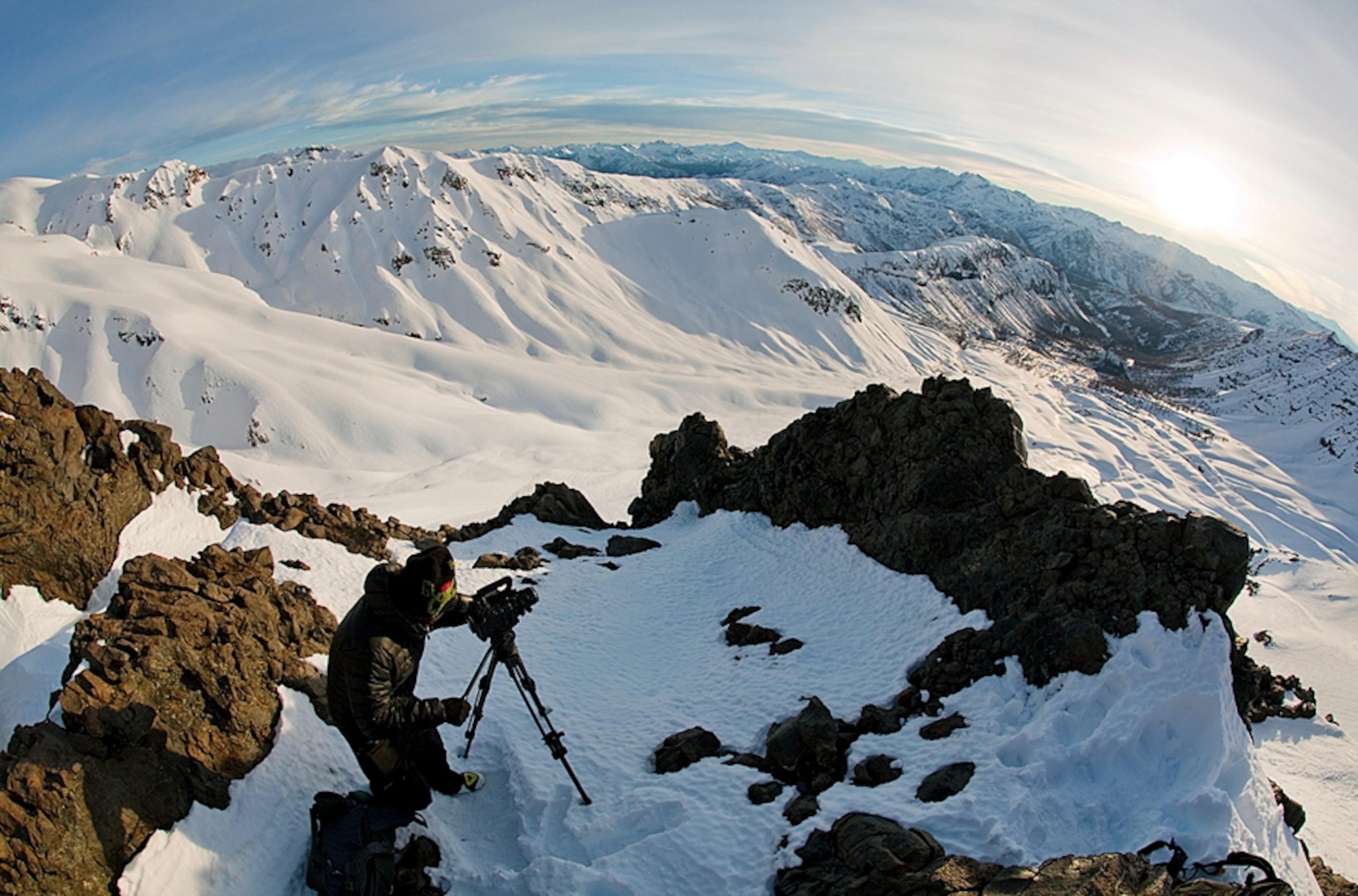 Nick Waggoner films in Chile