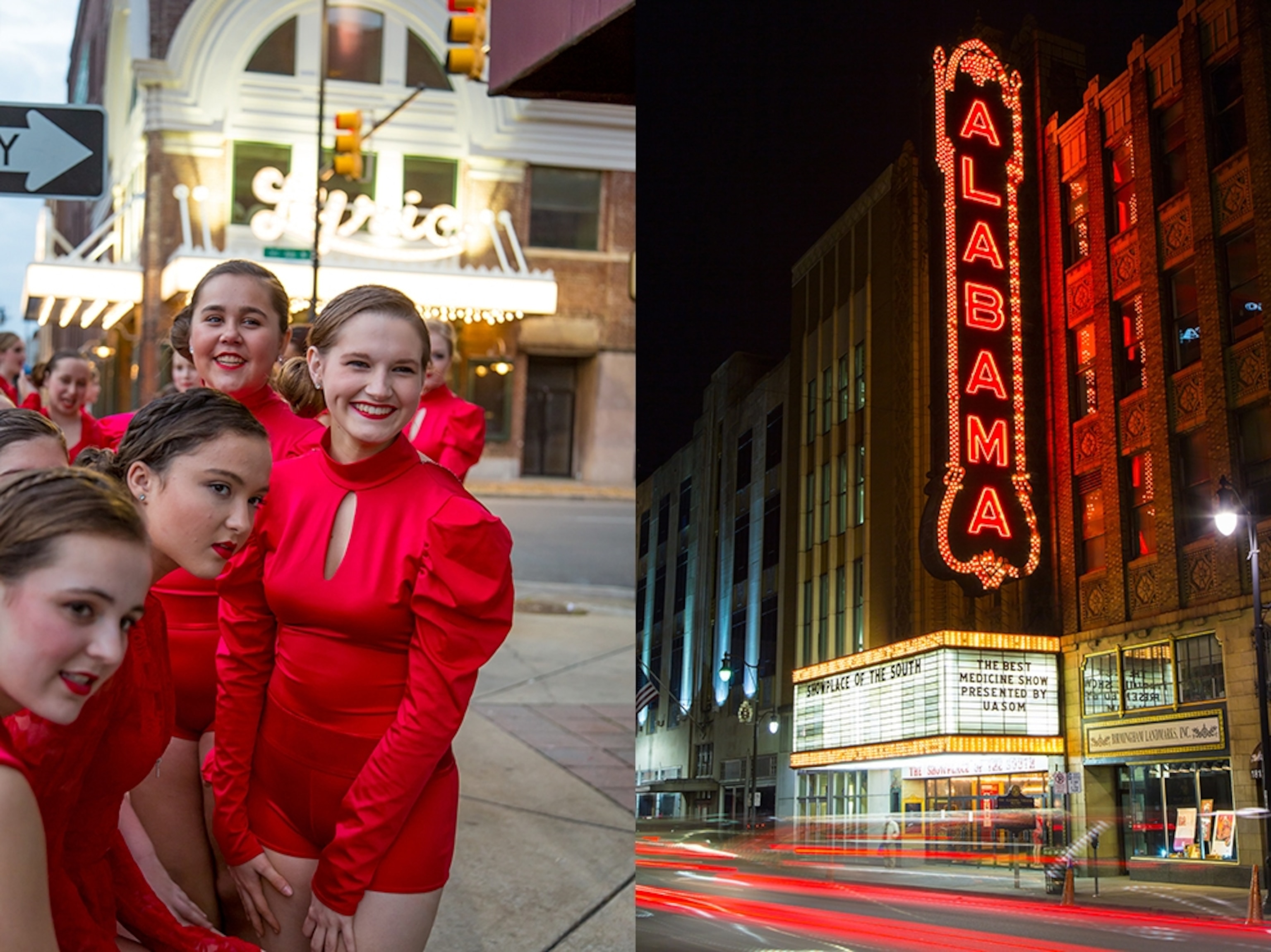 dancers and Alabama Theatre