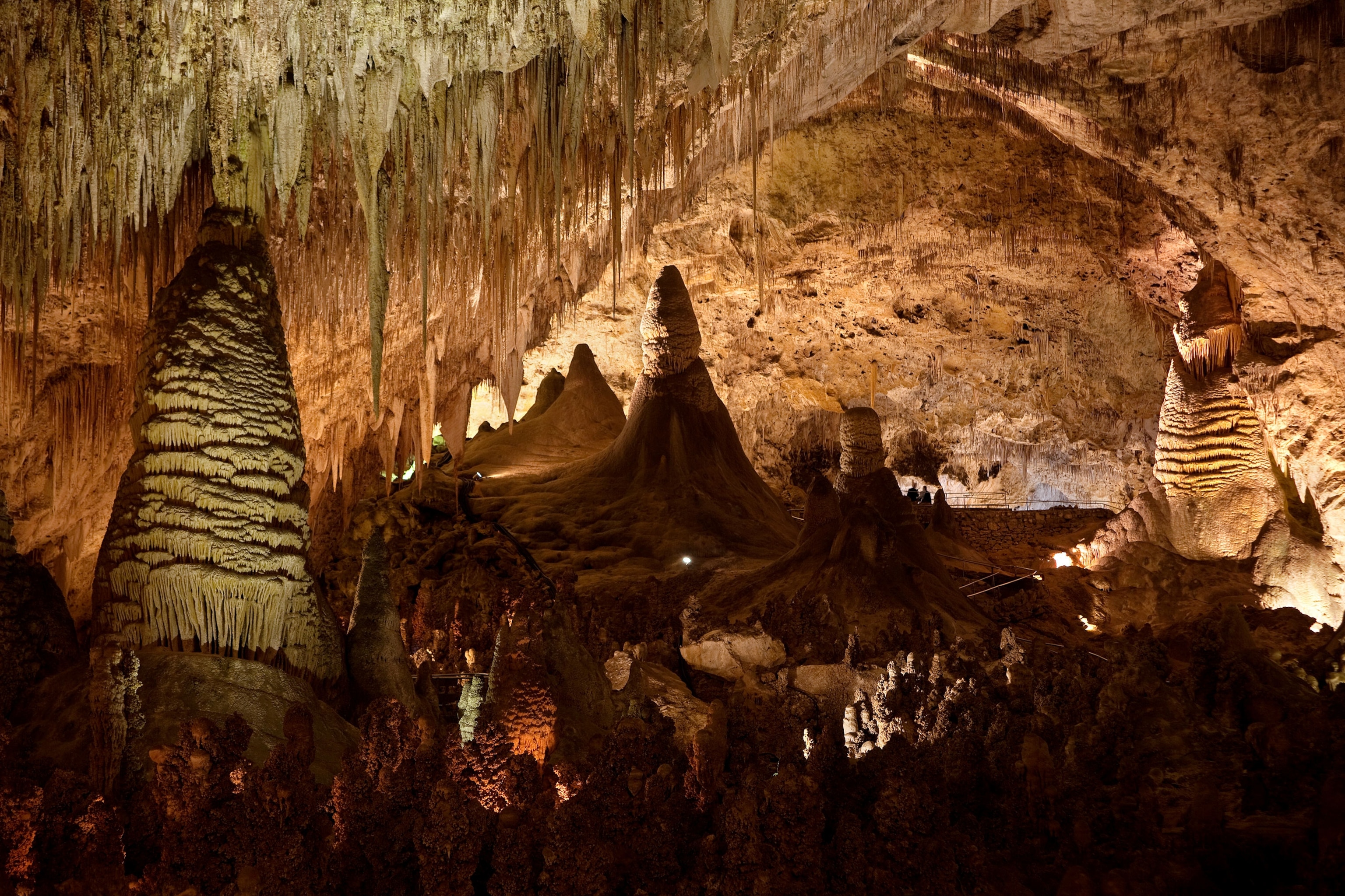 the Big Room in Carlsbad Caverns National Park in New Mexico
