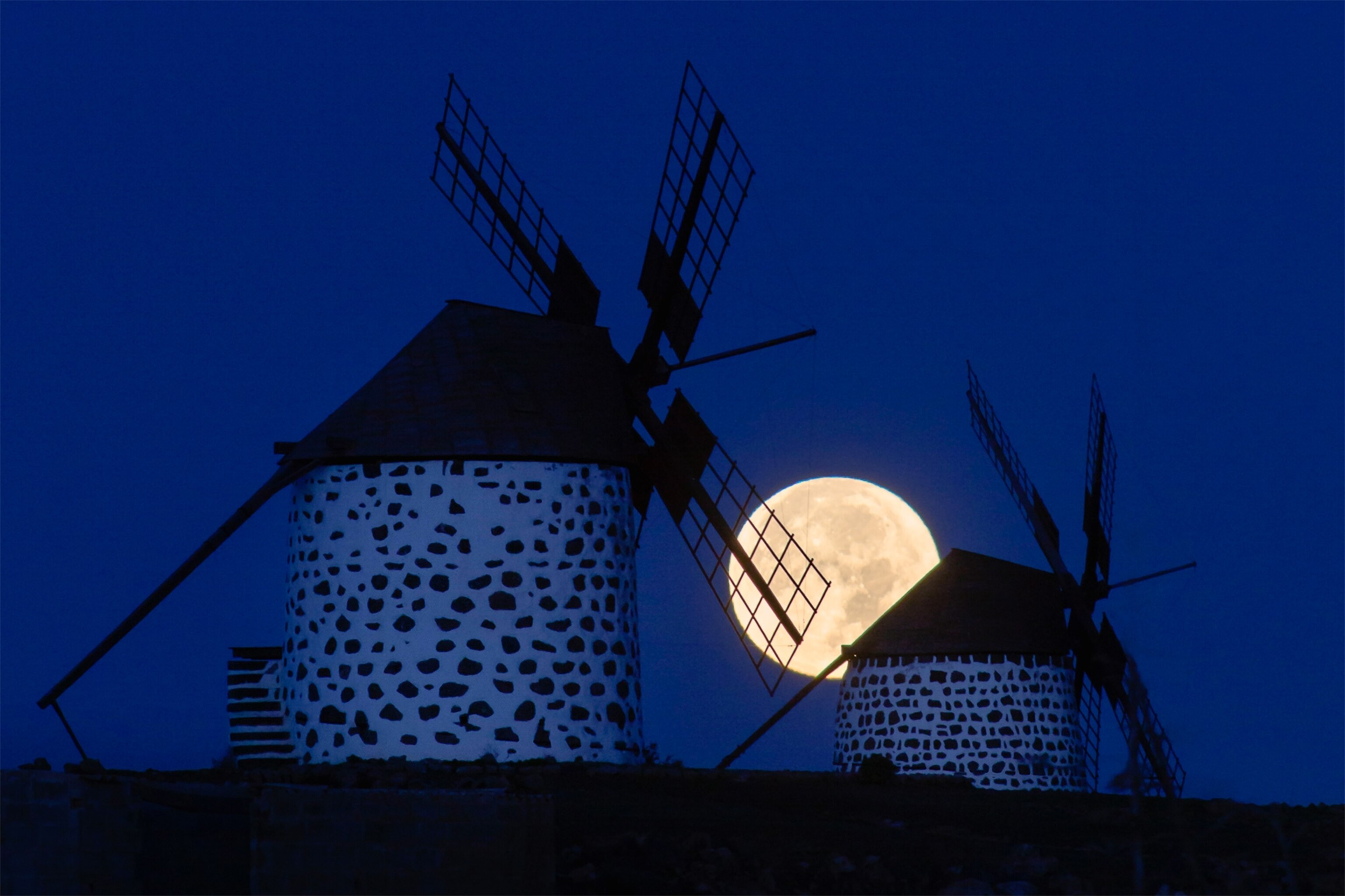 the full moon, Canary Islands