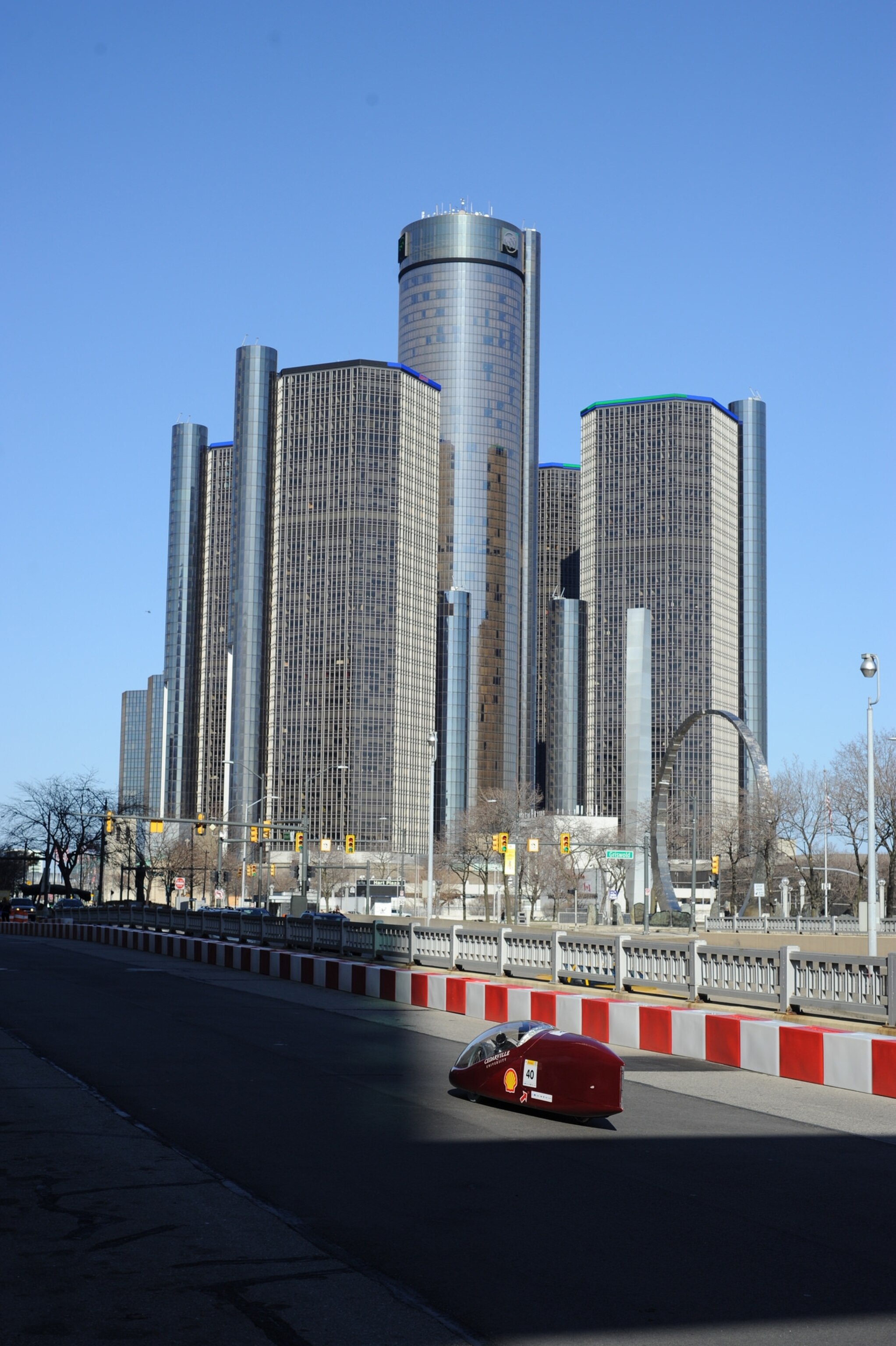 The Gold Lightning II, Gasoline Prototype, competing for team Cedarville Supermilage