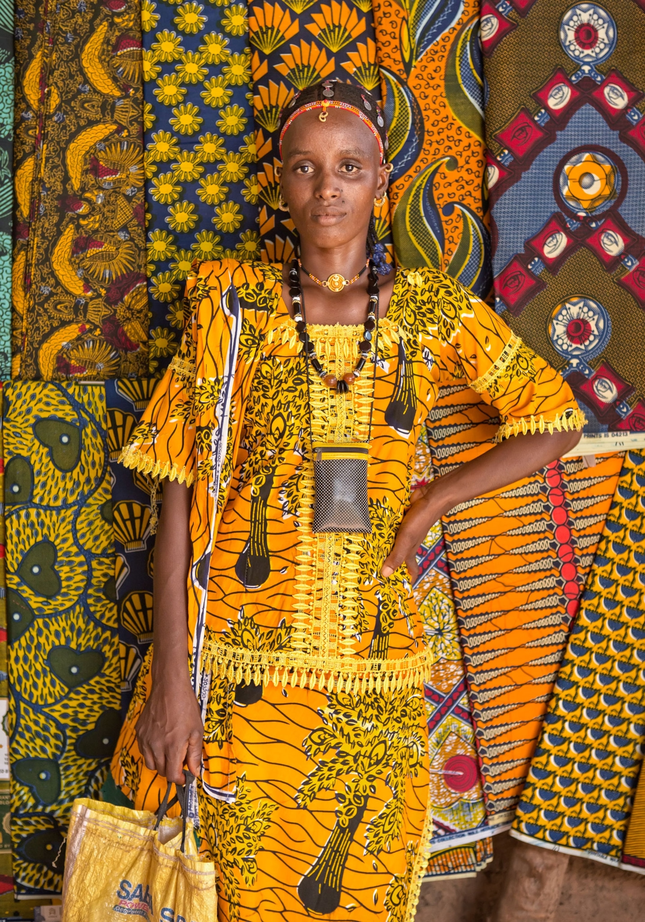 a woman at the market in Bereba, Burkina Faso