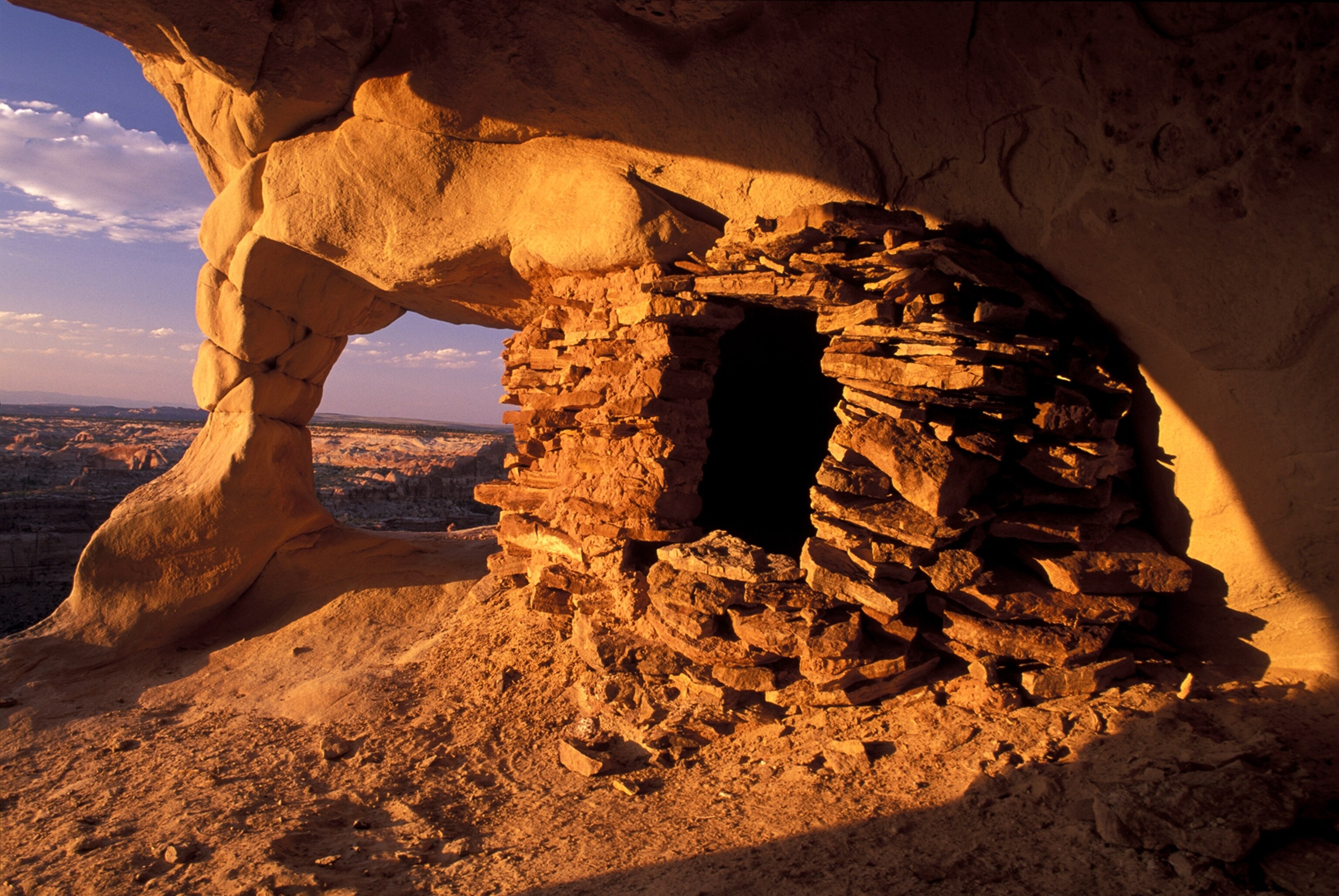 ruins at Aztec Butte, Canyonlands National Park, Utah