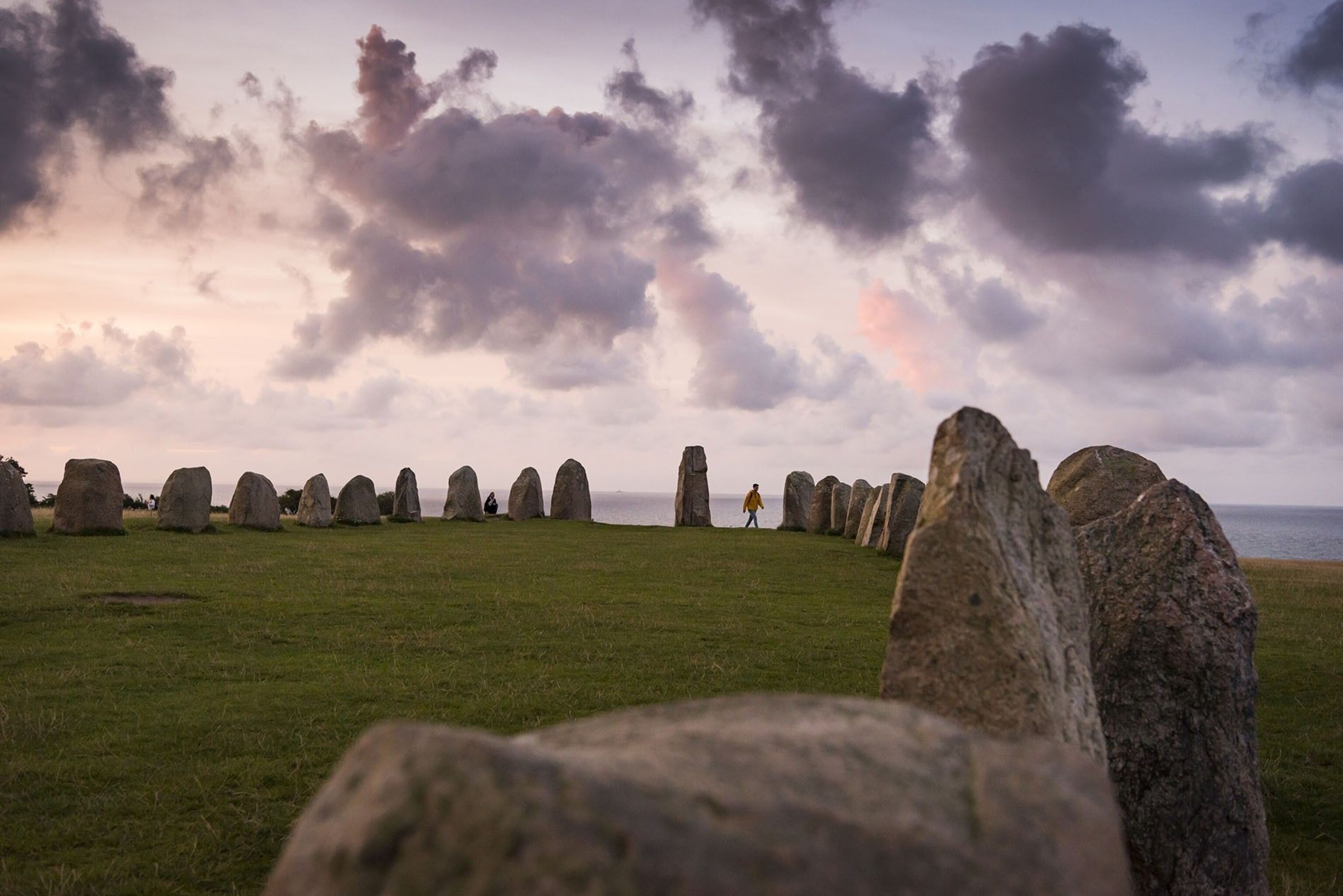 Ales Stenar dates back to the early Iron Age and features 59 boulders arranged in the shape of a ship.