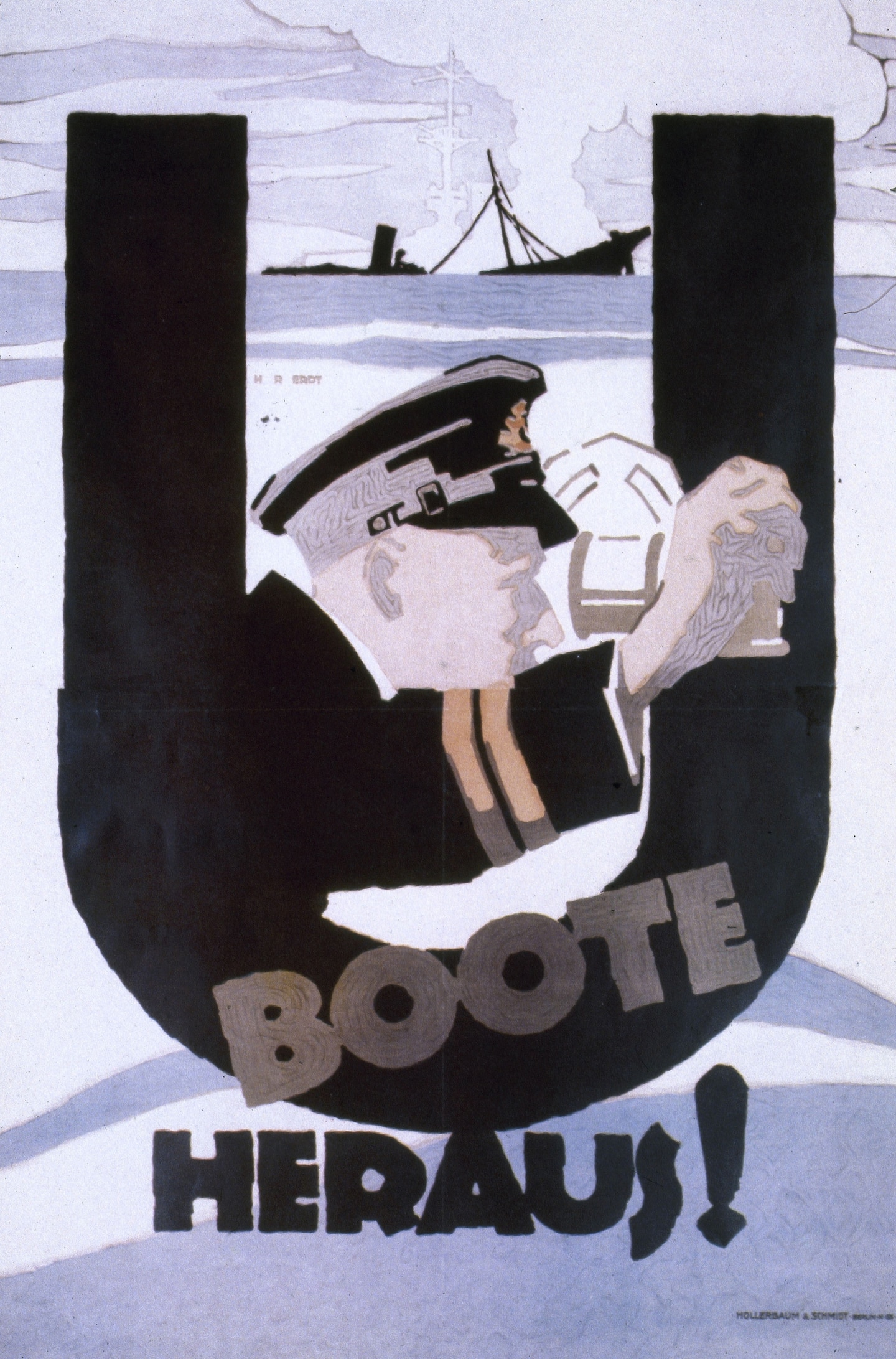 German poster. WW1.
