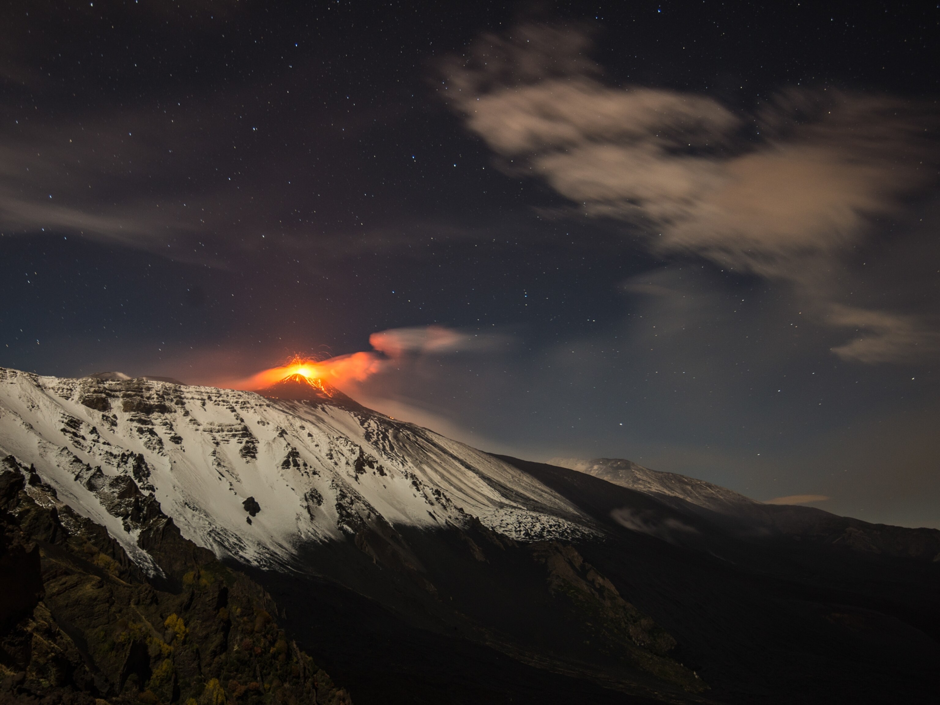 Photos: Italy's Mount Etna Volcano Blows Smoke Rings