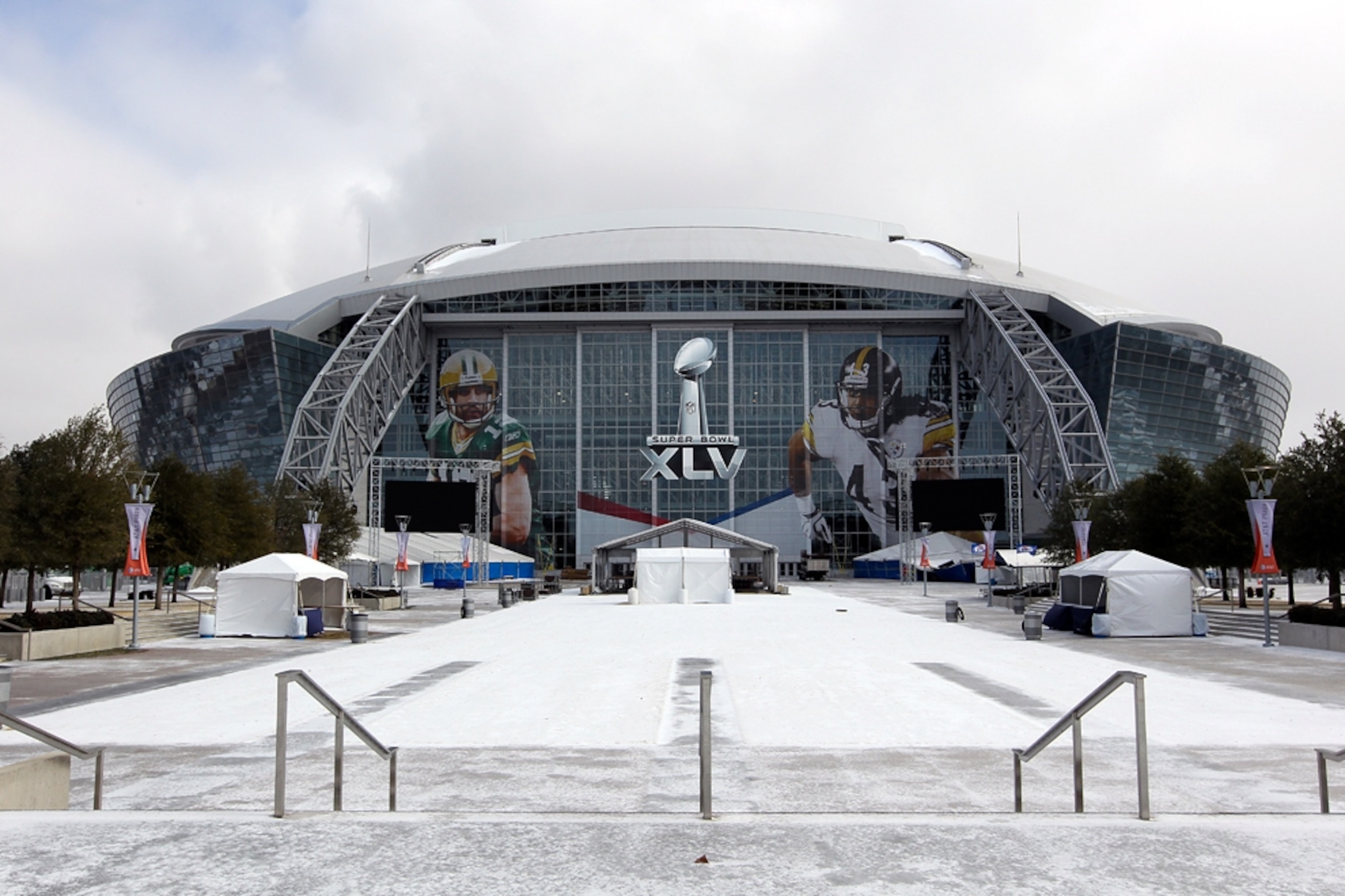 Cowboy Stadium in Arlington, Texas.