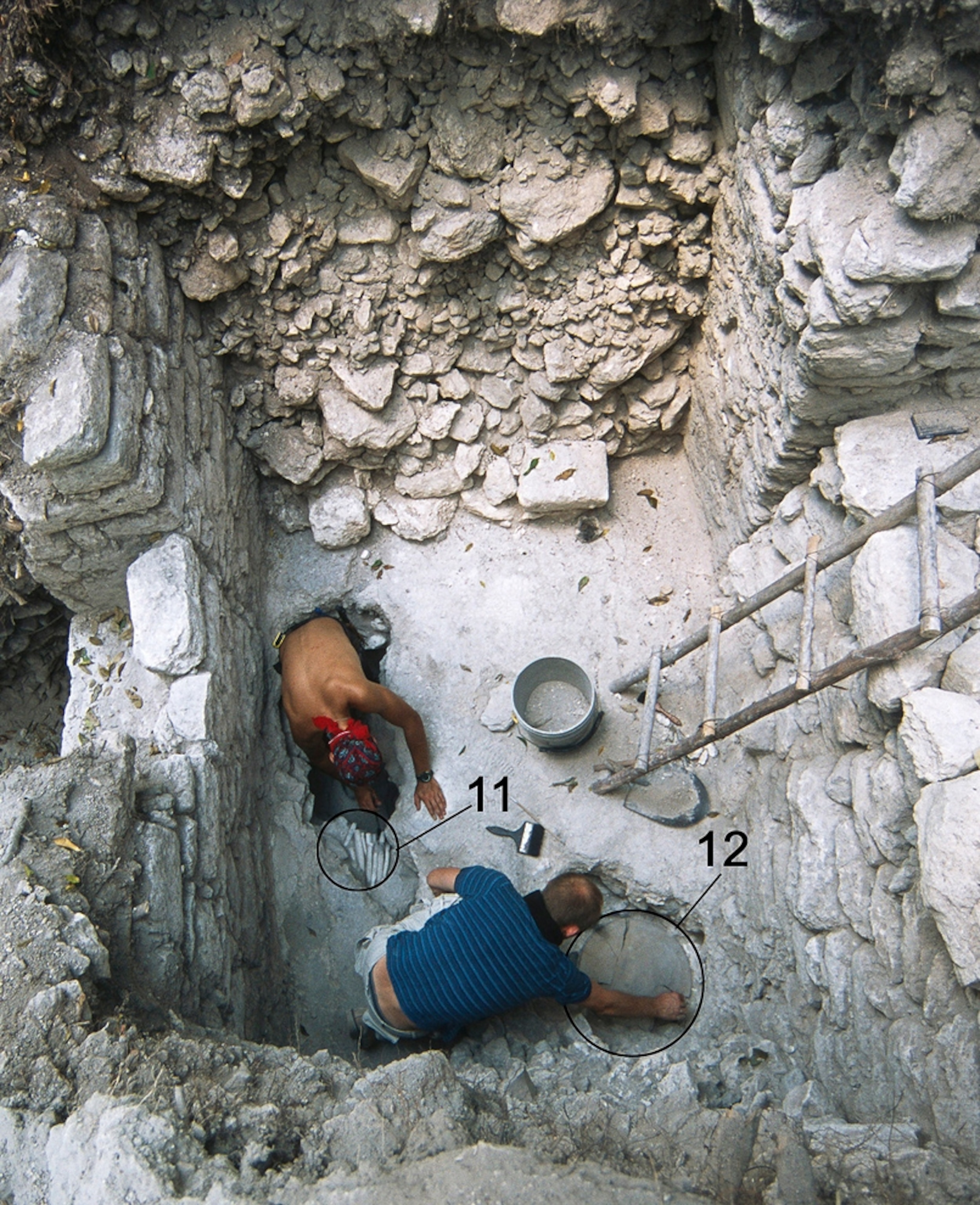 Royal-tomb picture: scientists excavate Maya pyramid