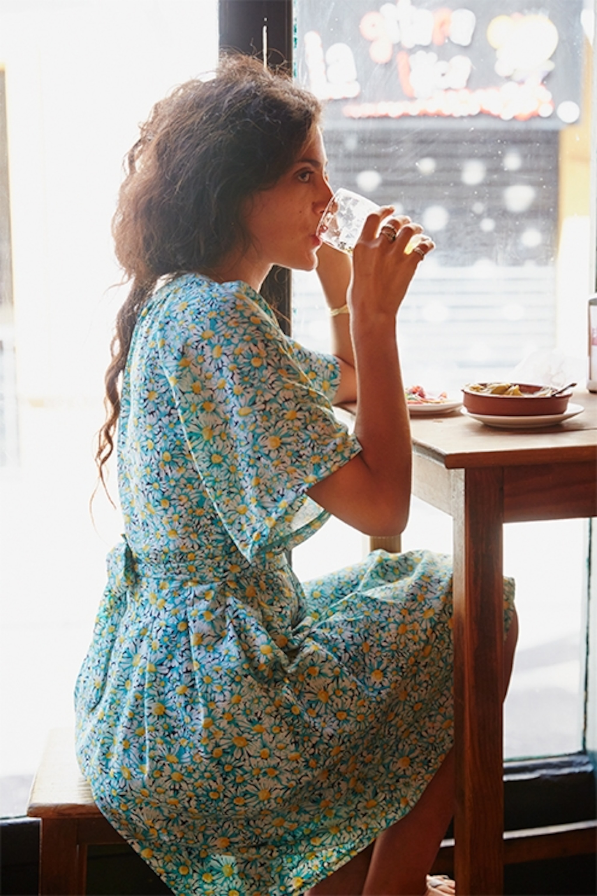 a singer at a bar in Seville, Spain