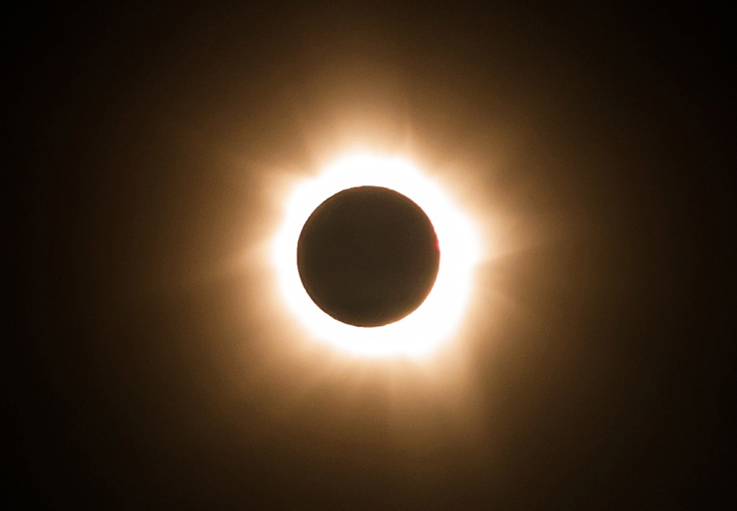 the sun during an eclipse