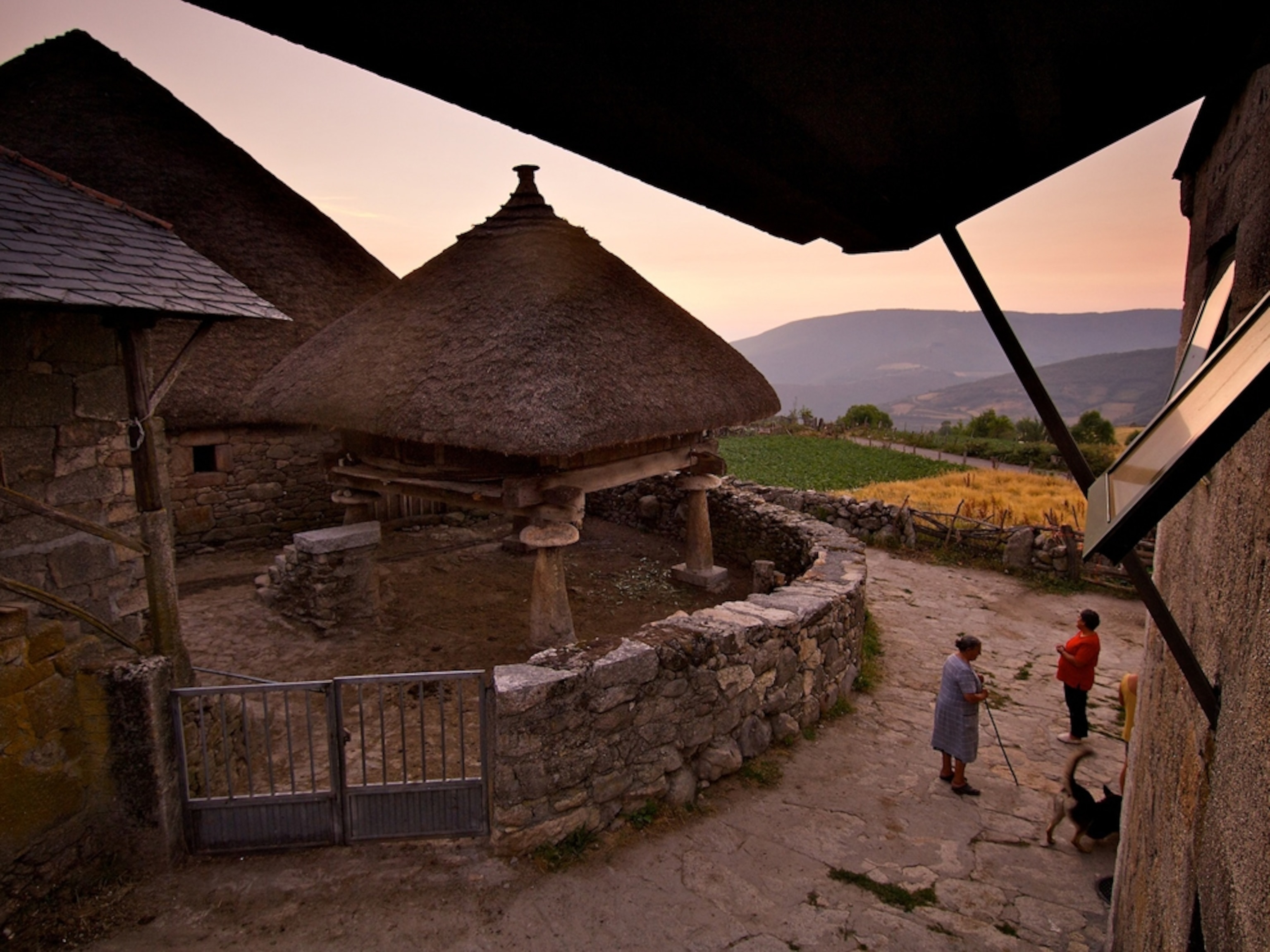the ancient Celtic village of Piernado in Los Ancares, Galicia