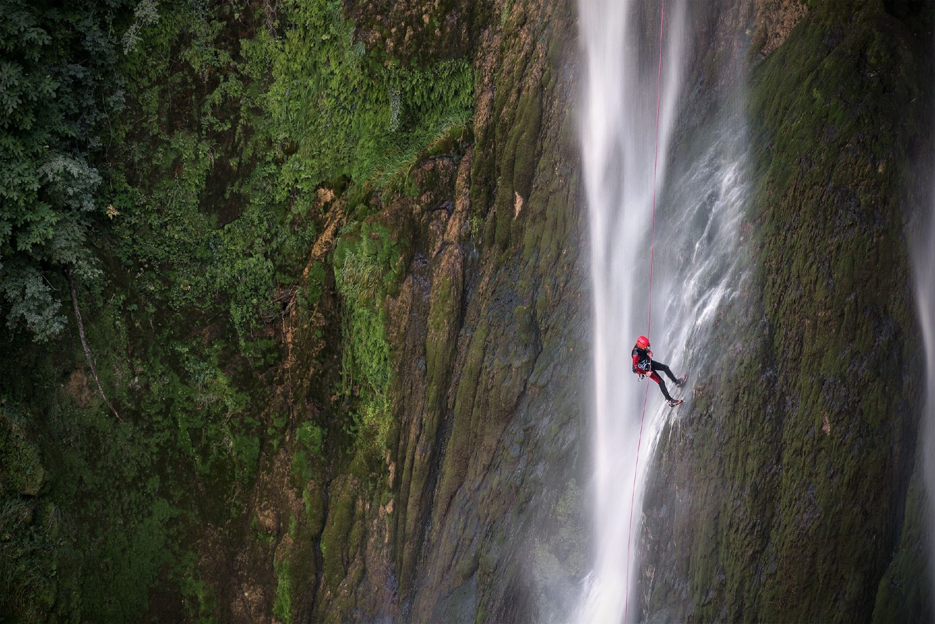 Marmore waterfalls in Italy