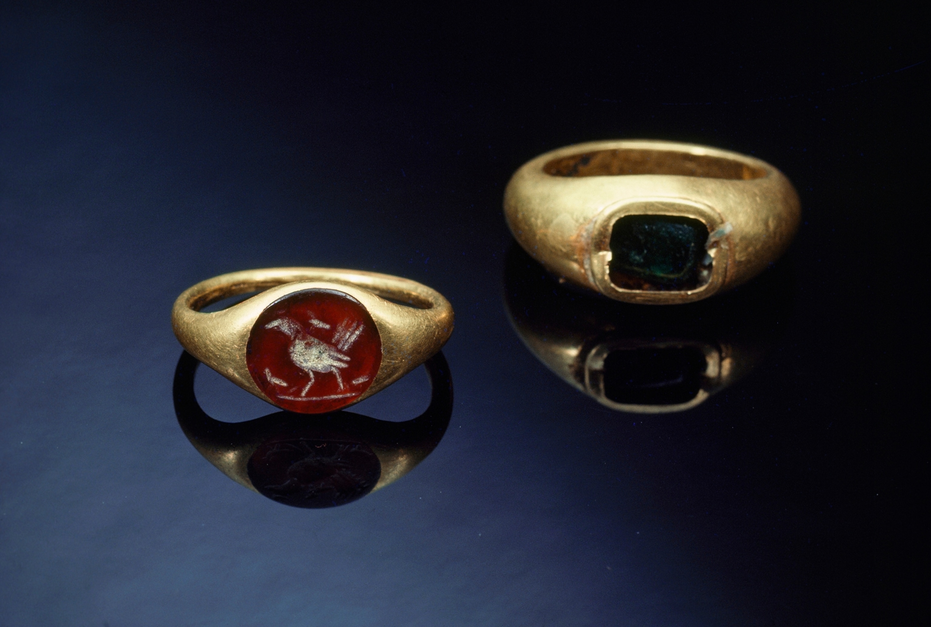 Rings found on a victim of the A.D. 79 eruption of Mount Vesuvius.