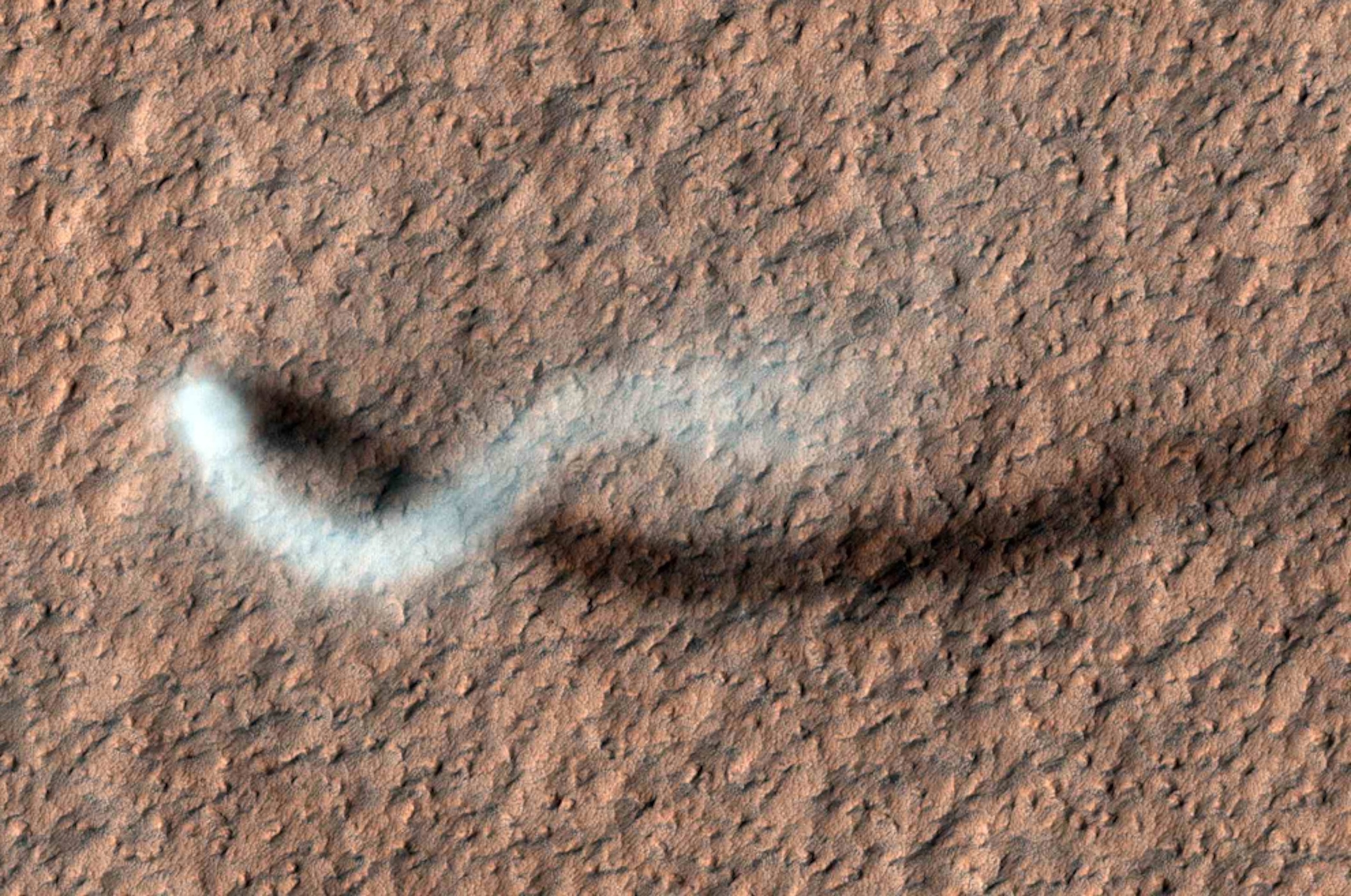 Mars picture: dust devil on the red planet, one of the week's best space pictures