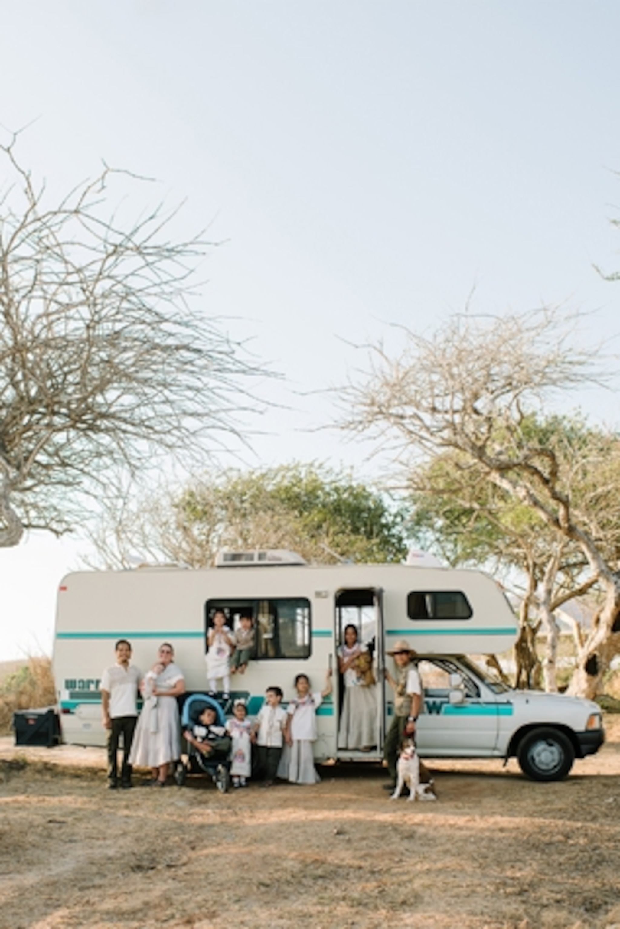 The Inions set out from their home in Lancaster, Pennsylvania, on a family road trip in their RV in 2007, and just kept going. (Photograph by Jillian Mitchell)