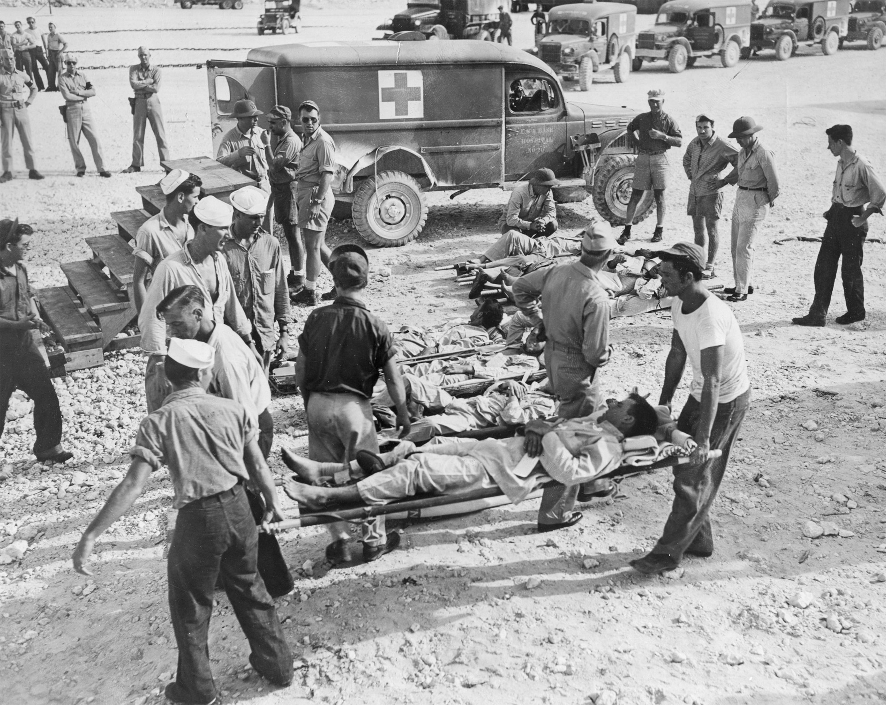 some of the survivors of the sinking of the USS Indianapolis