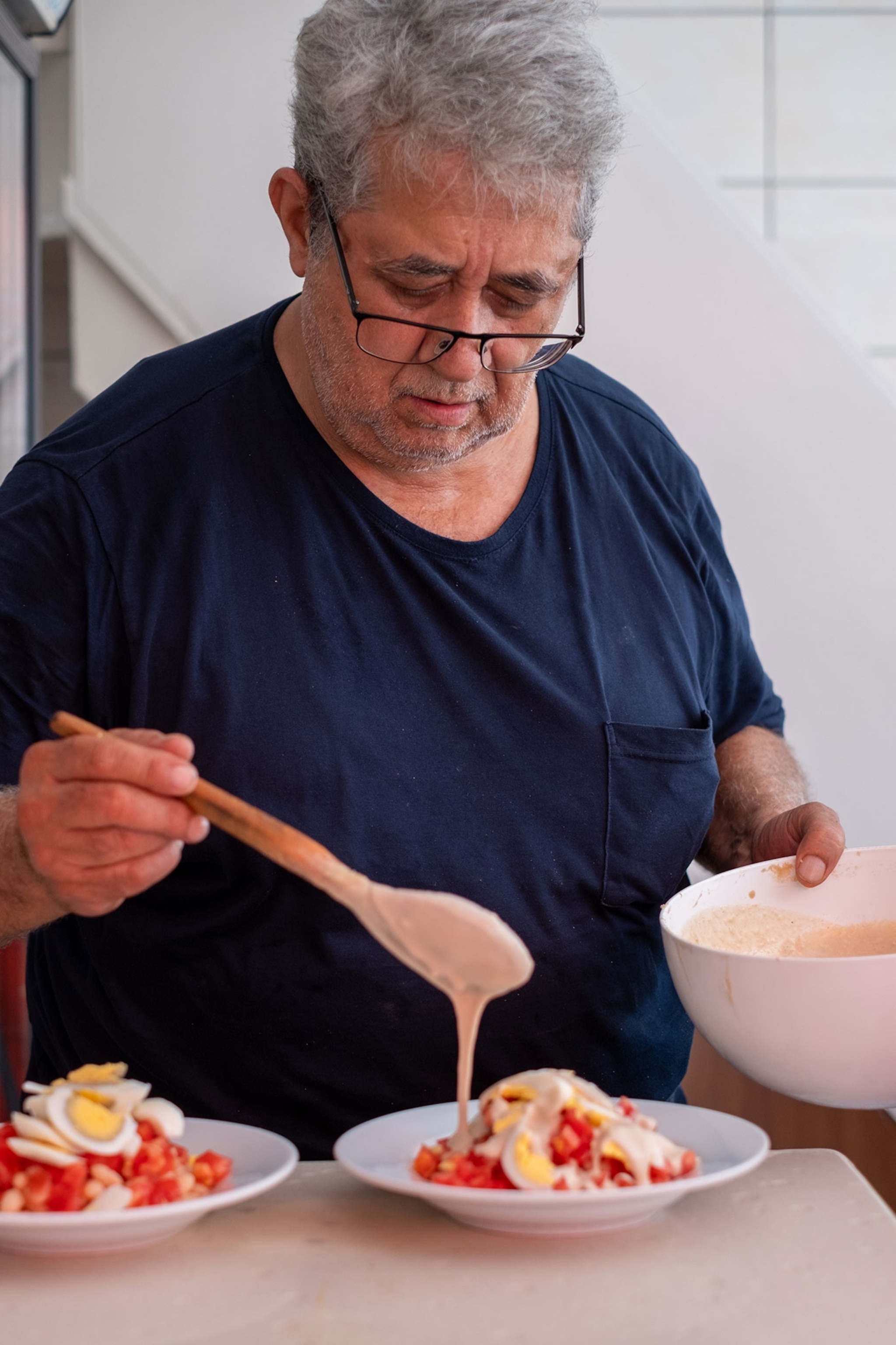 Ozgul Kebap piyaz dish