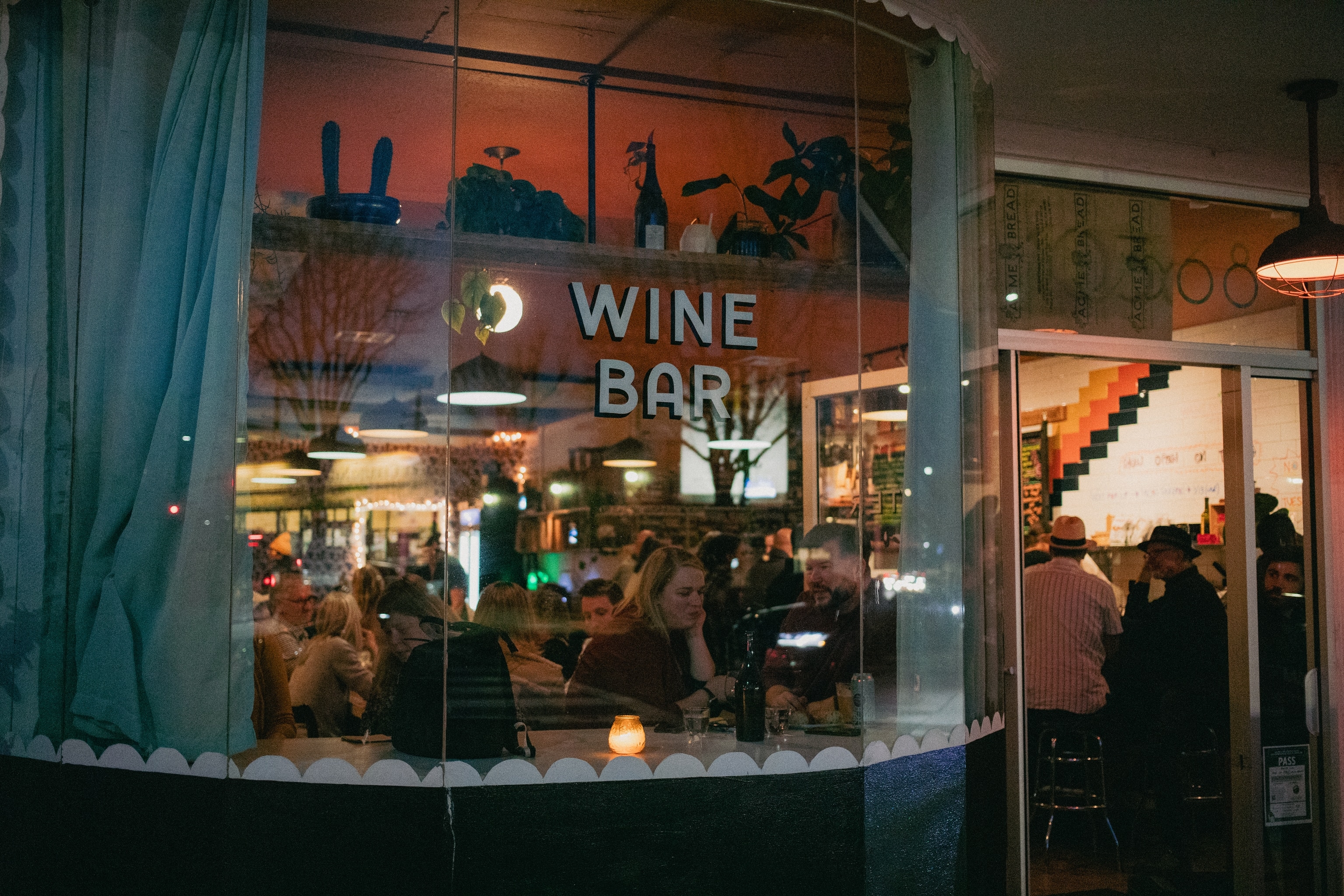 Banter Wine display with the words Wine Bar on it