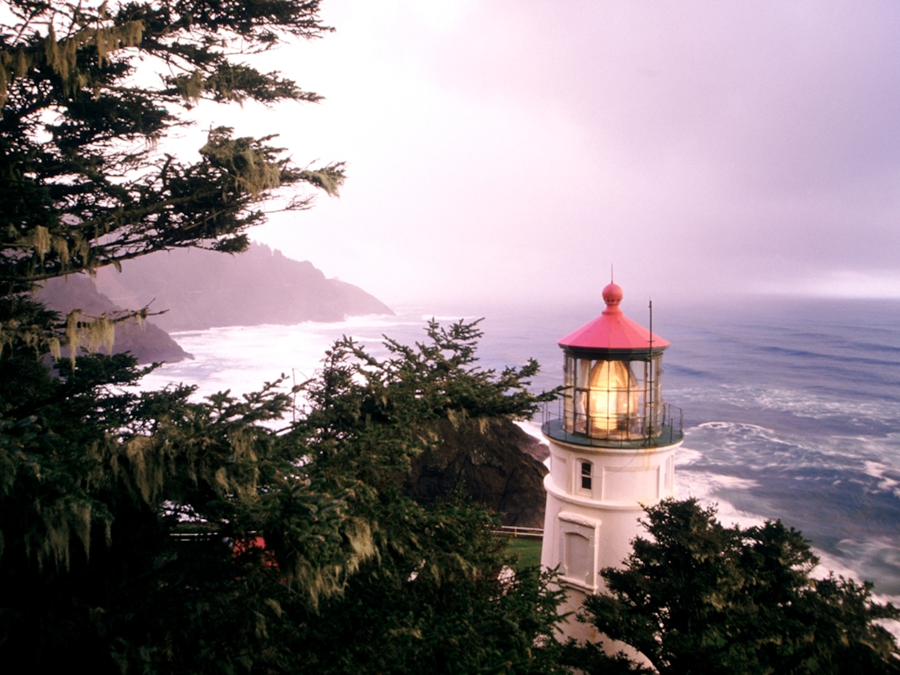 Oregon coast lighthouse