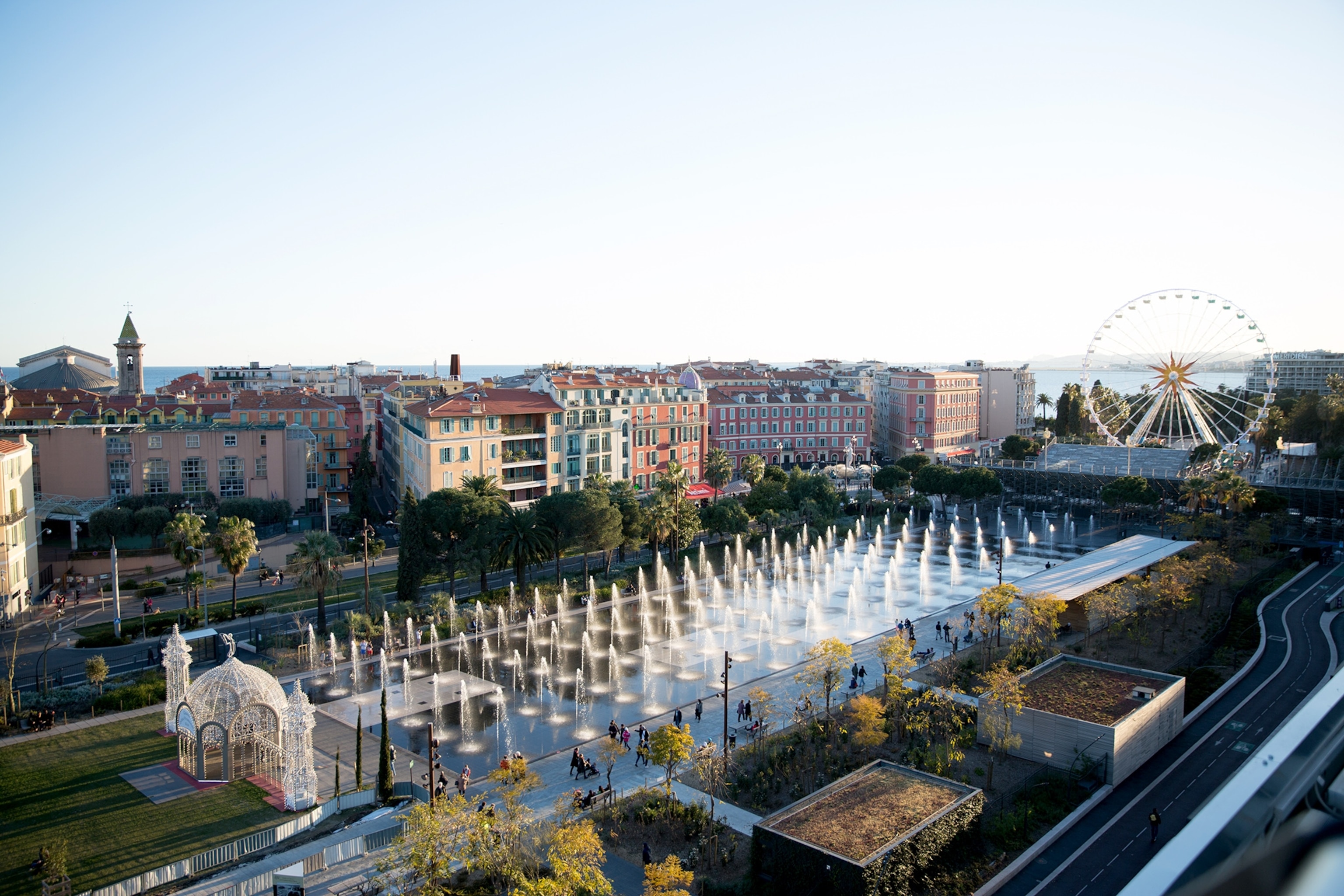 the fountain square in Nice, France