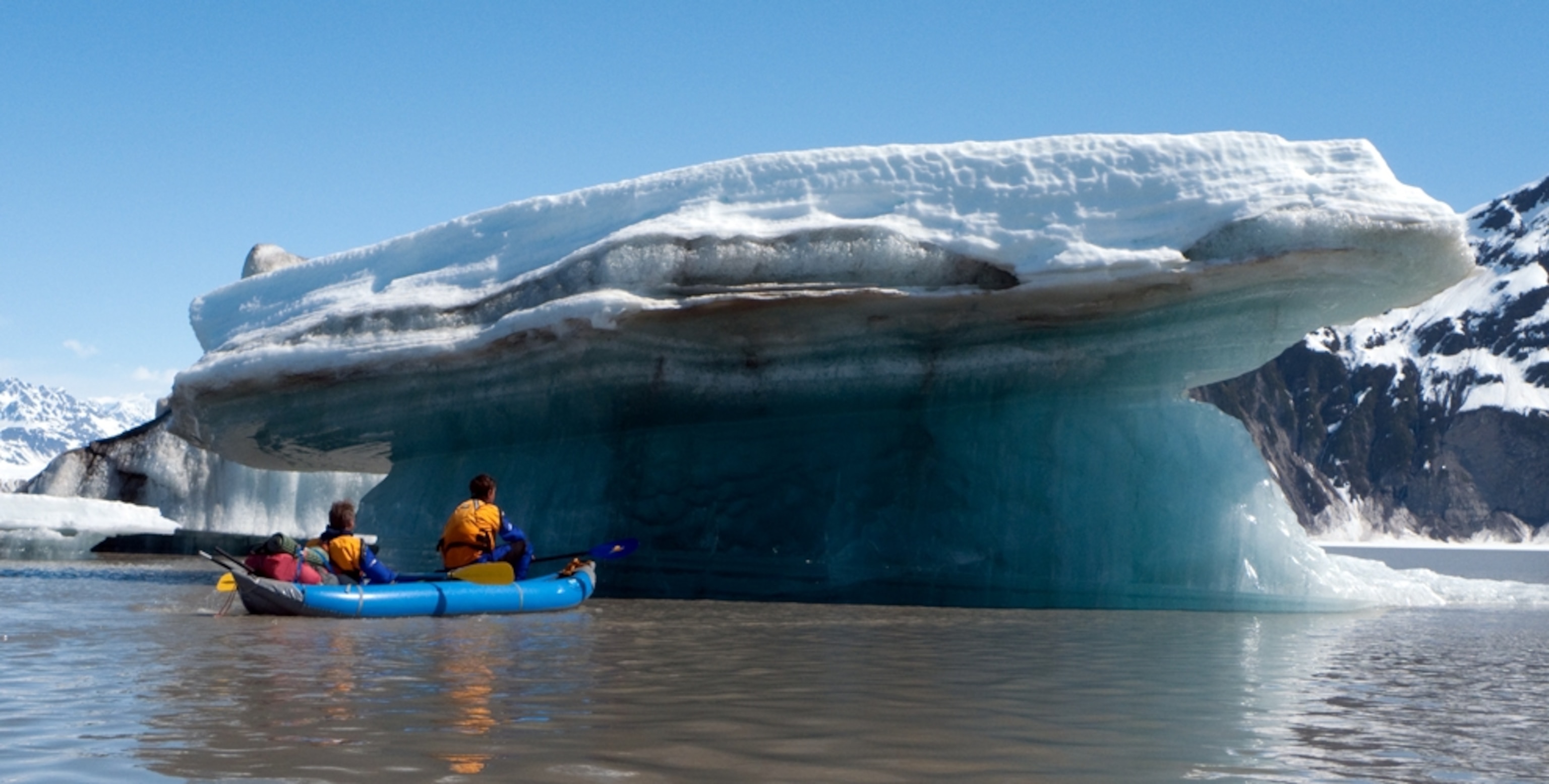 Andrew Skurka glacier raft