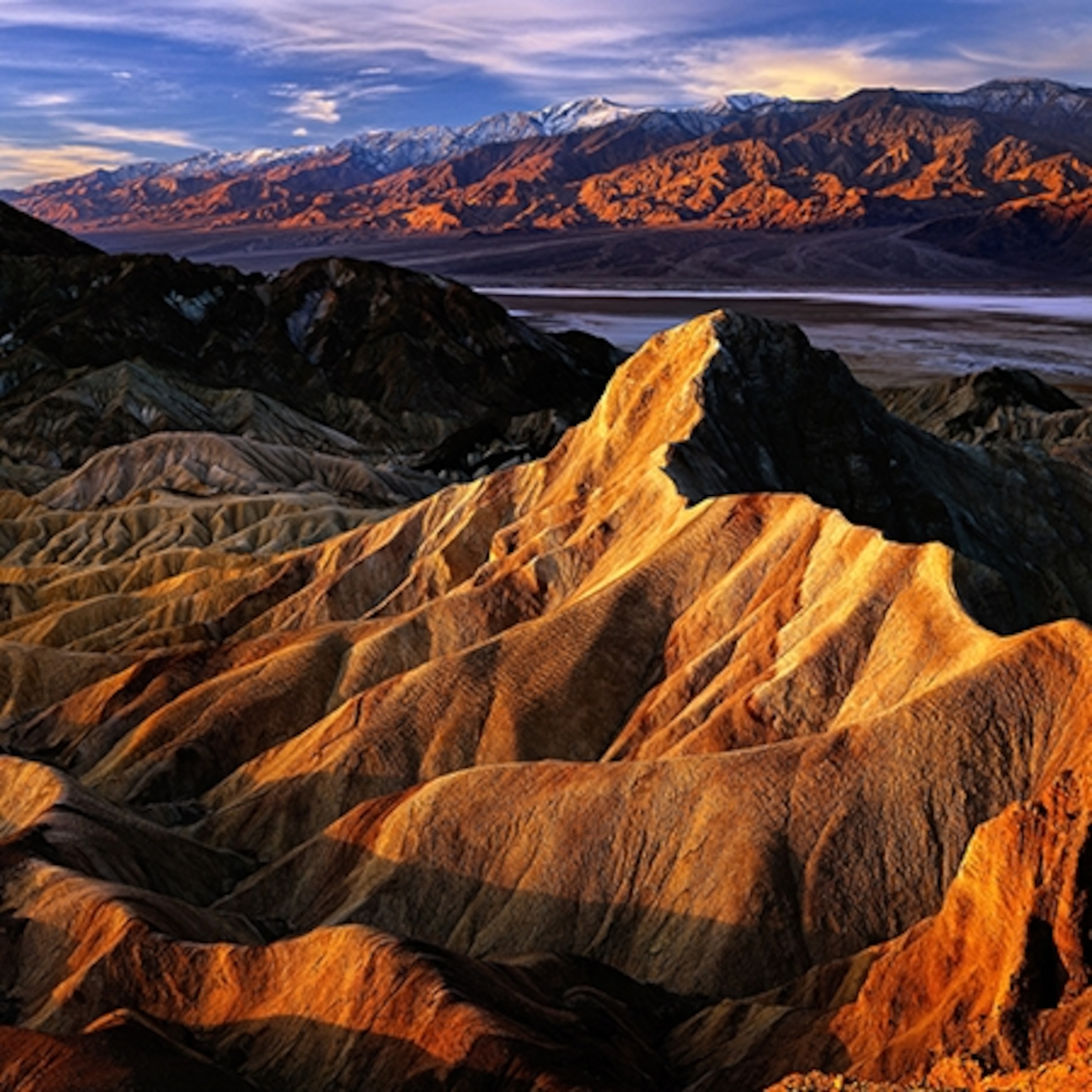 Picture of Zabriskie Point, Death Valley State Park, California