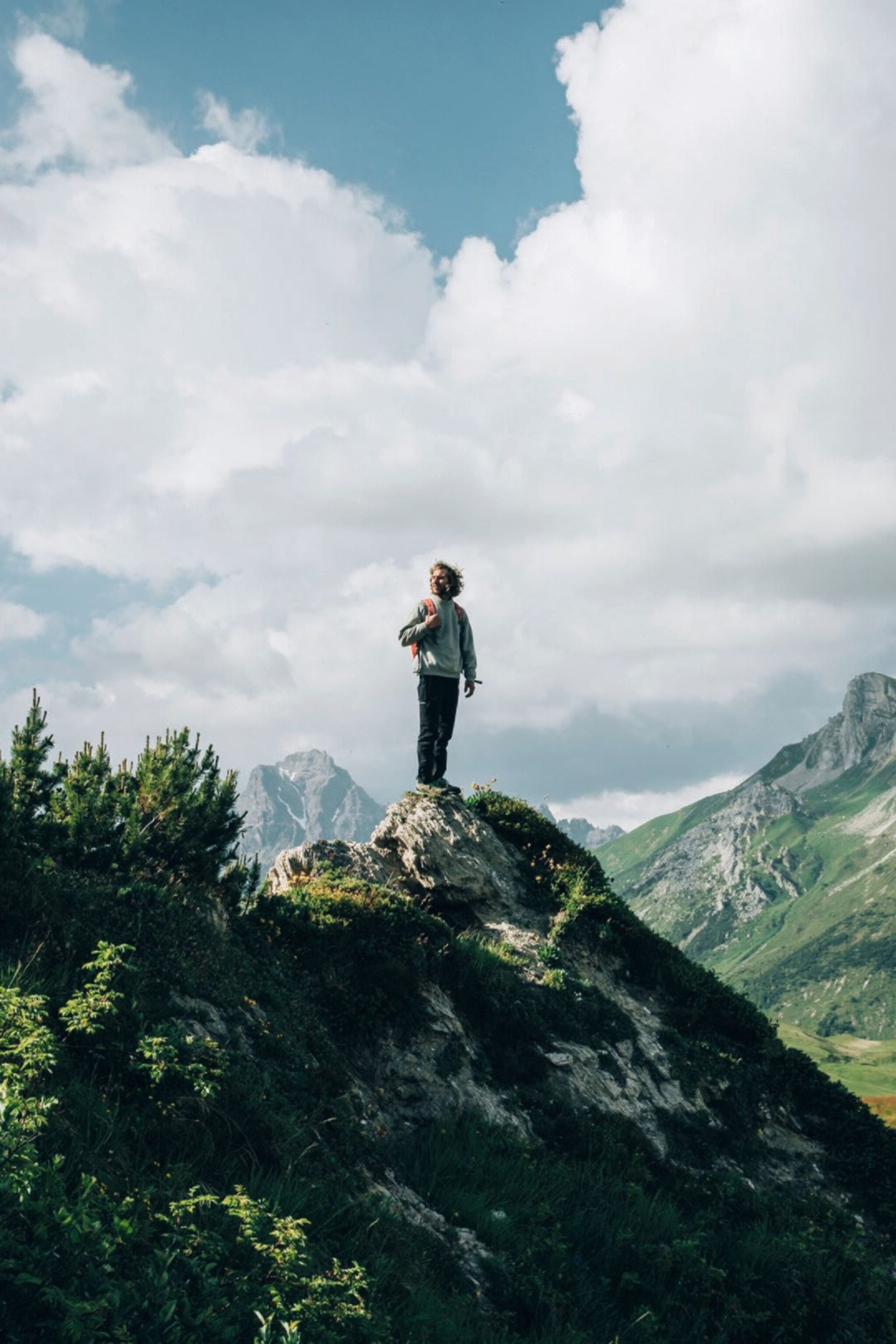 Summer hiking in Lech, Austria