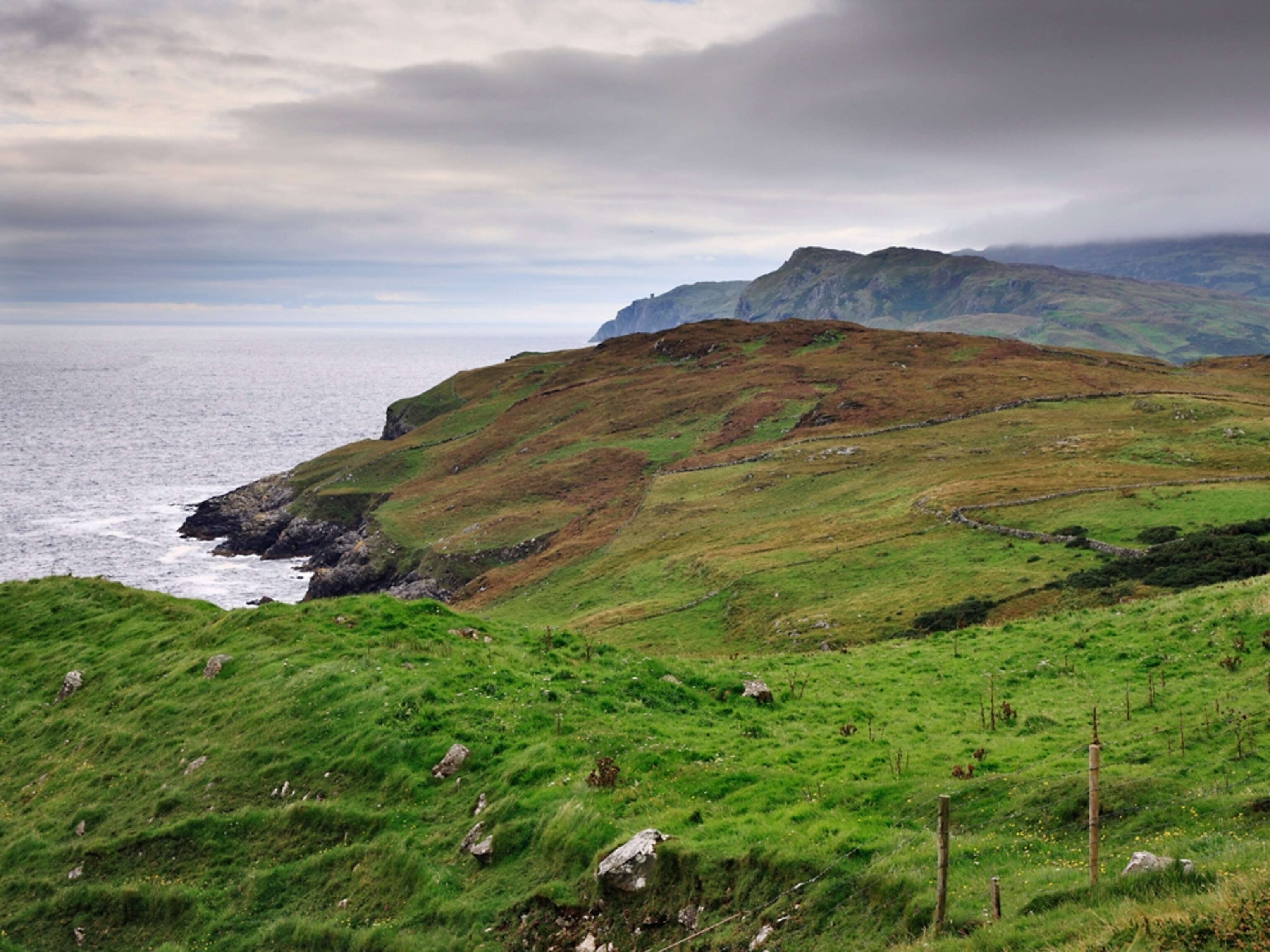 cliffs in Donegal, Ireland