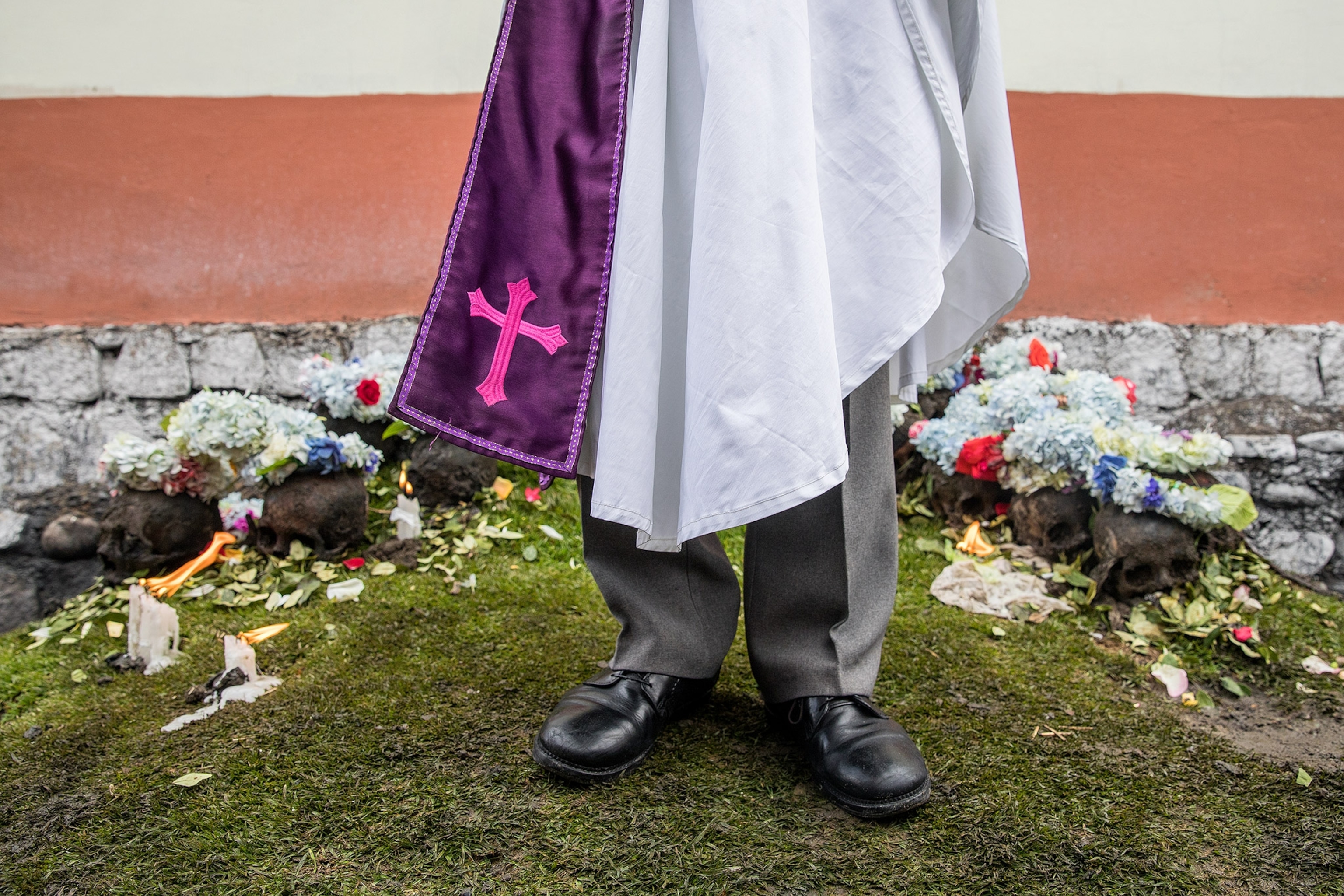 the Las Natitas skull festival in La Paz, Bolivia