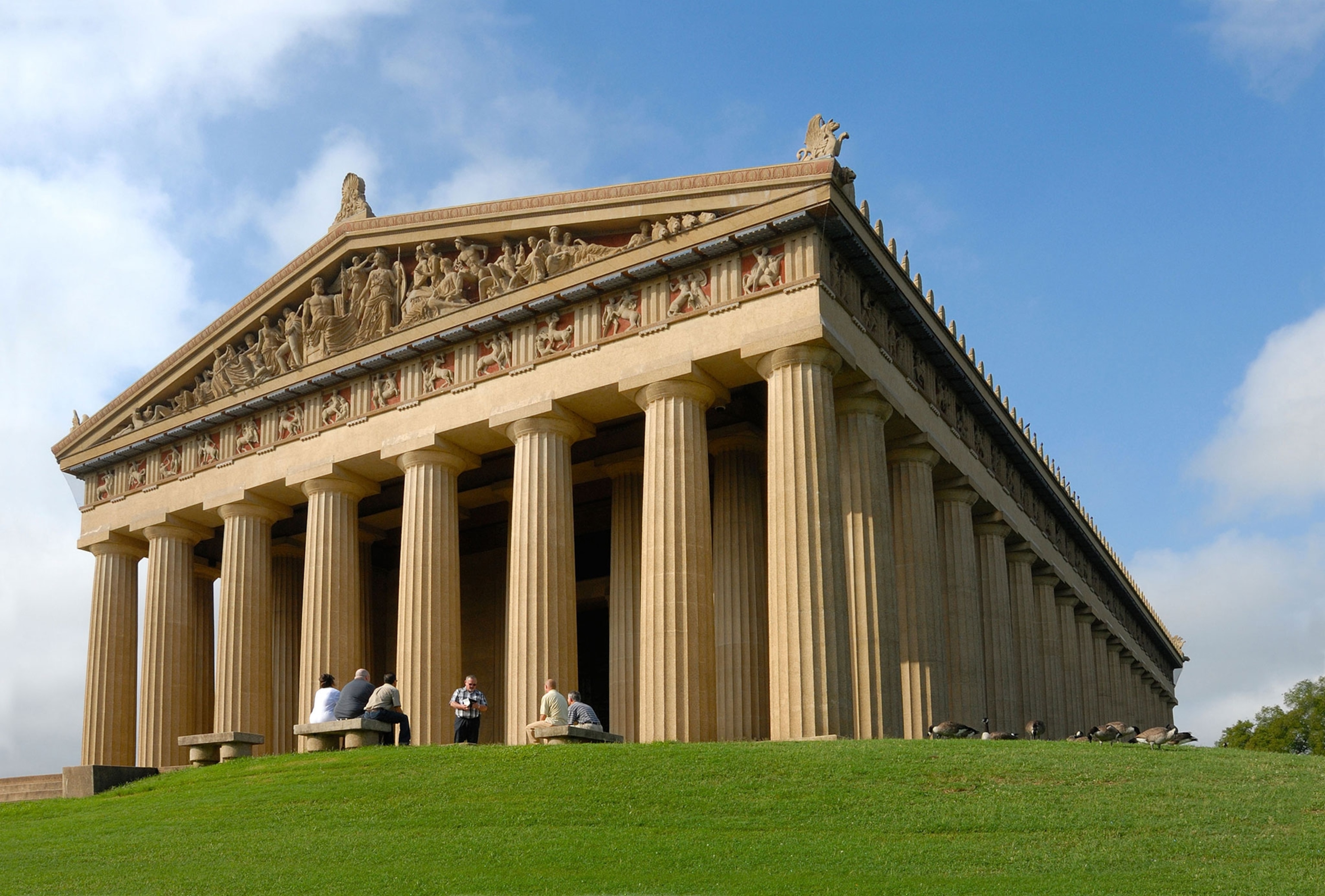 the Parthenon in Centennial Park, Nashville