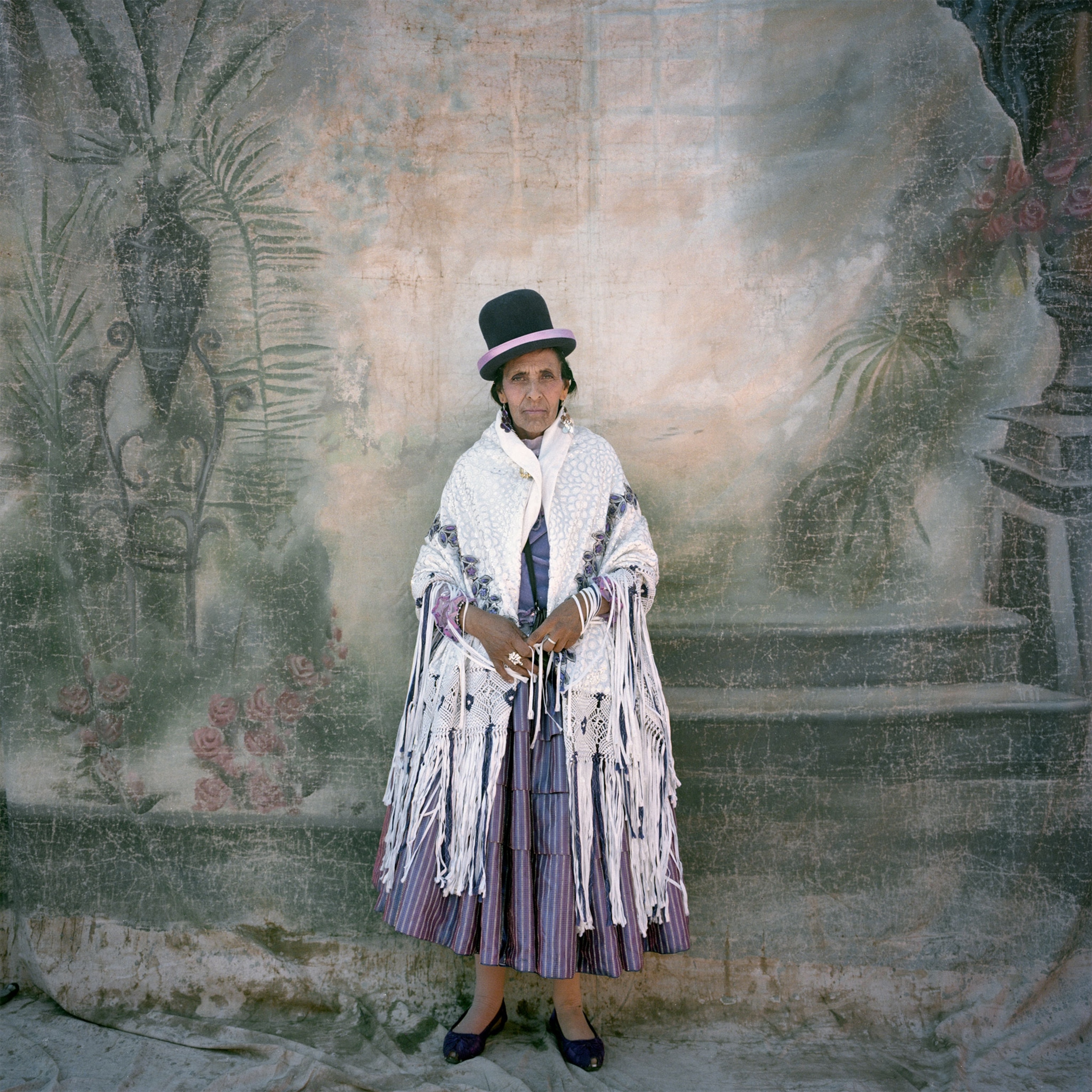 a woman during the Candelaria Festival in Peru
