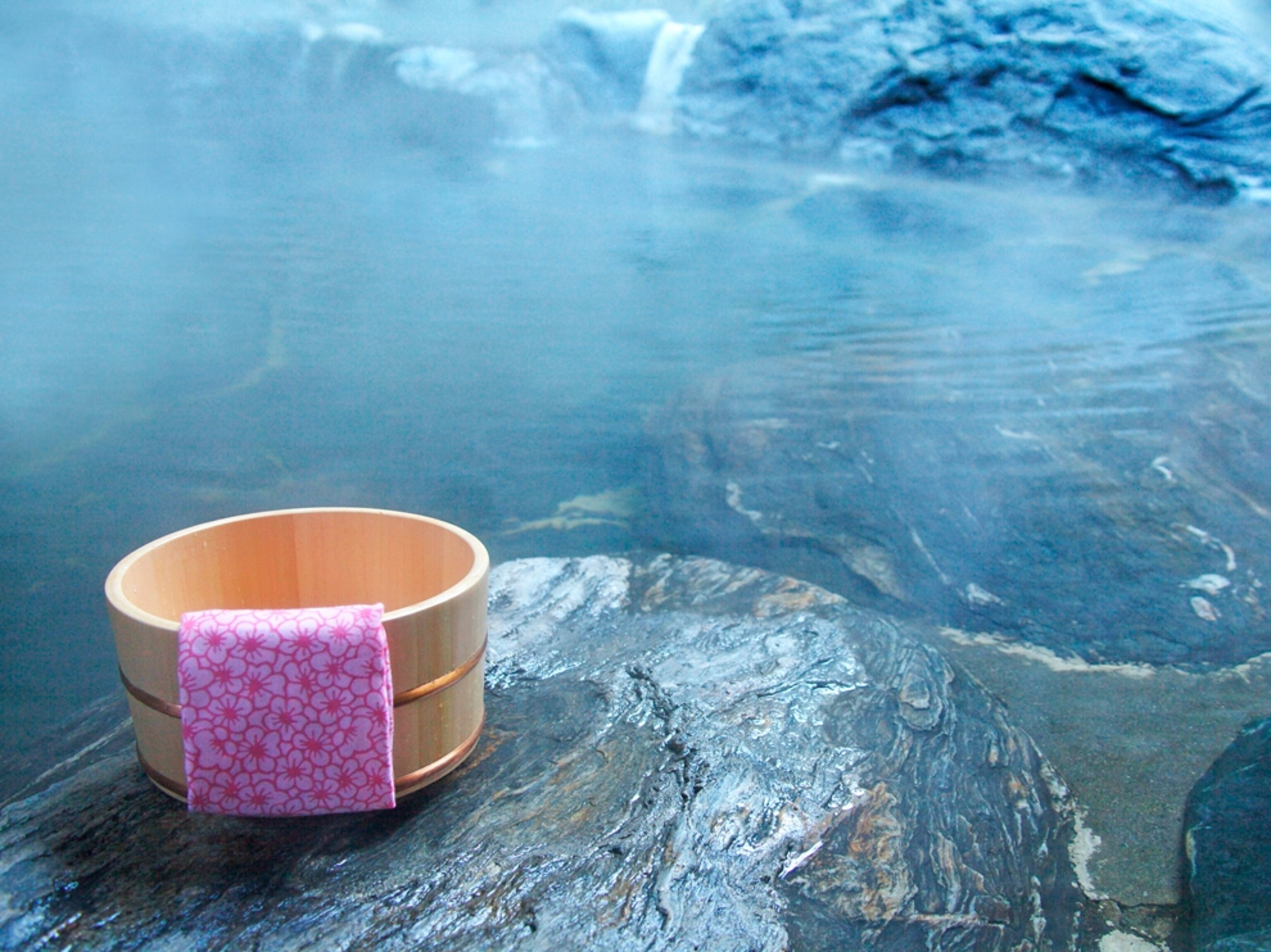 Japanese-style hot spring