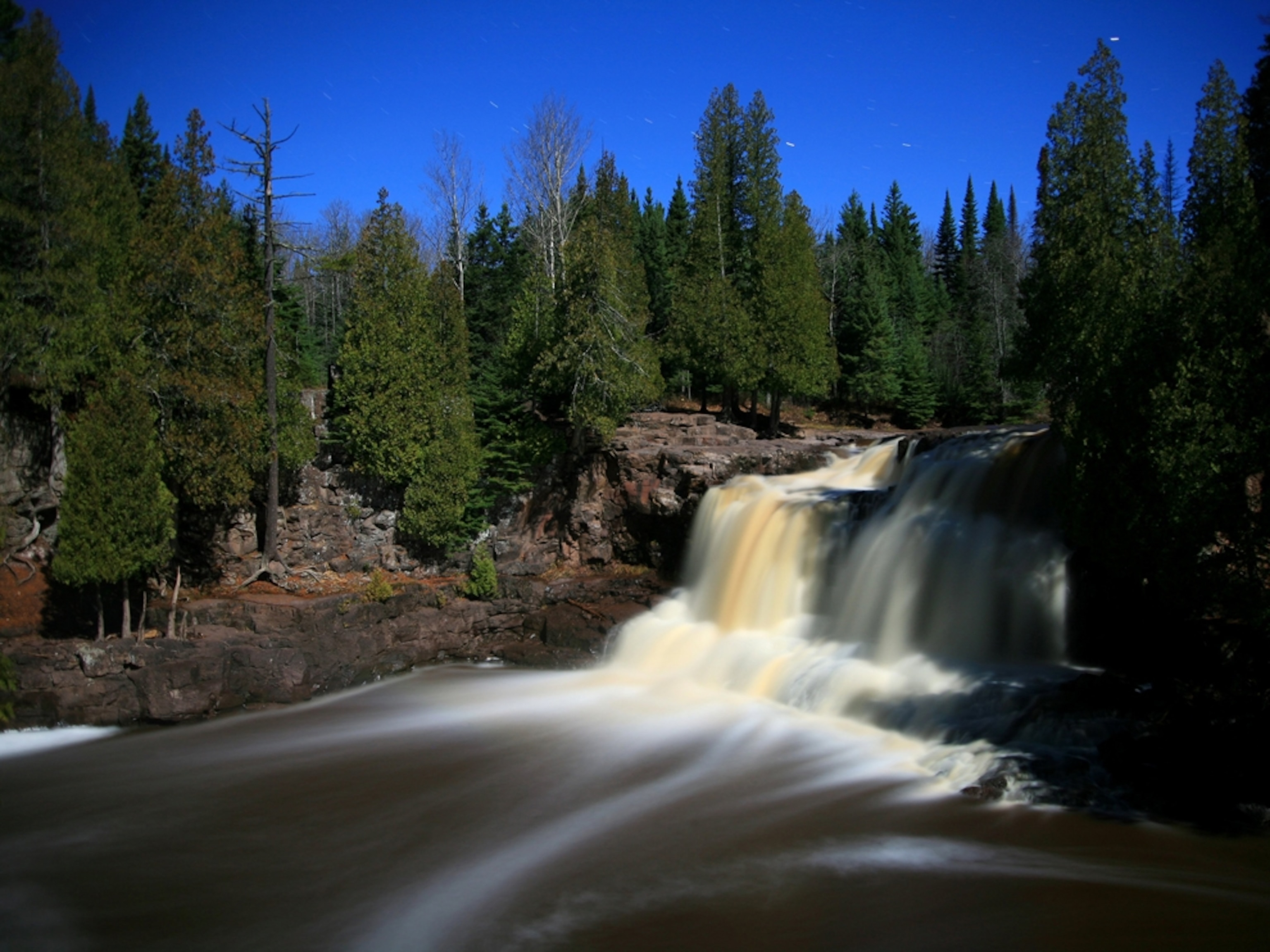 Upper Gooseberry Falls Gooseberry Falls State Park North Shore Lake Superior Minnesota