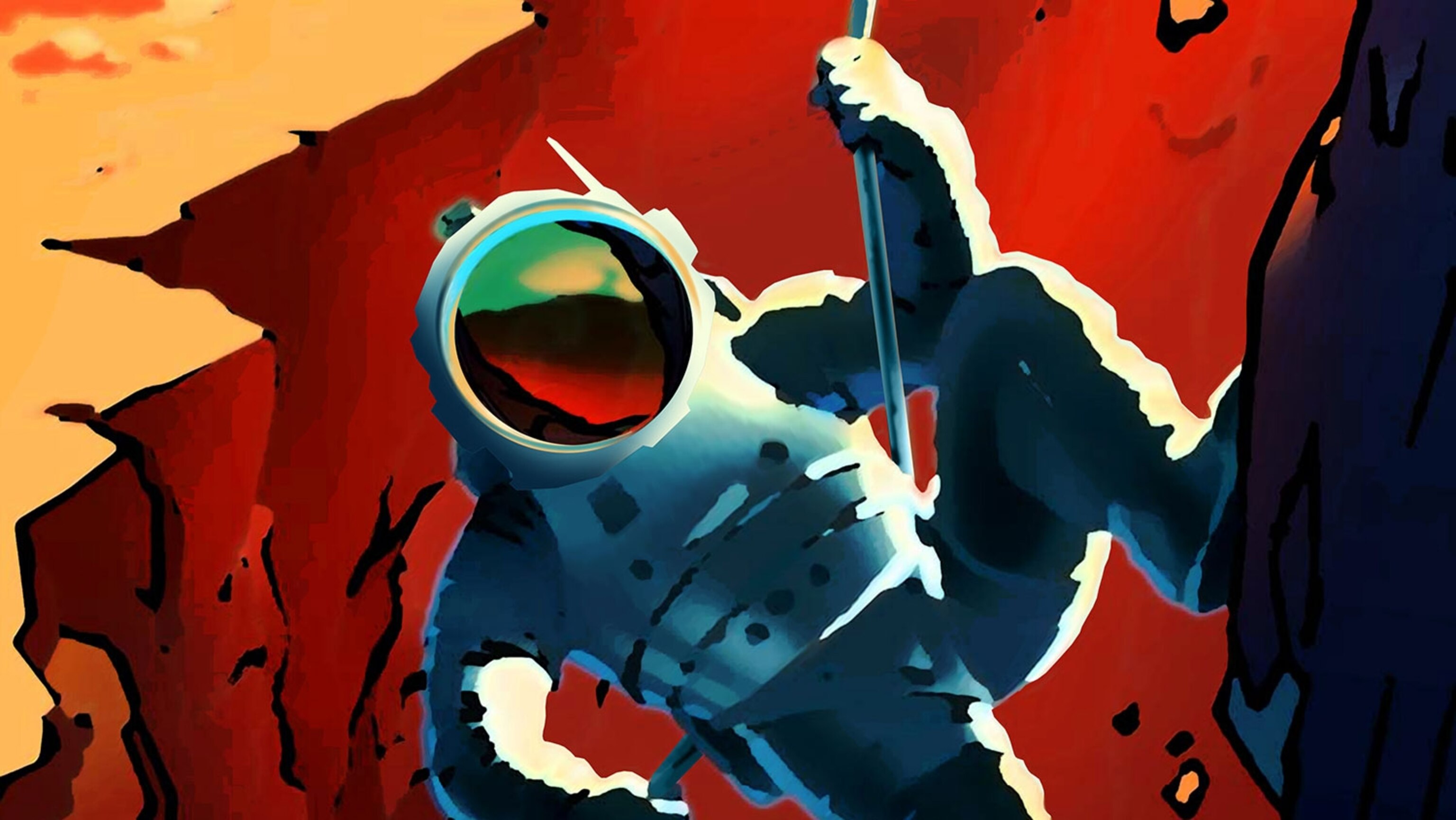 Retro Posters Show NASA's Vision for Our Future on Mars