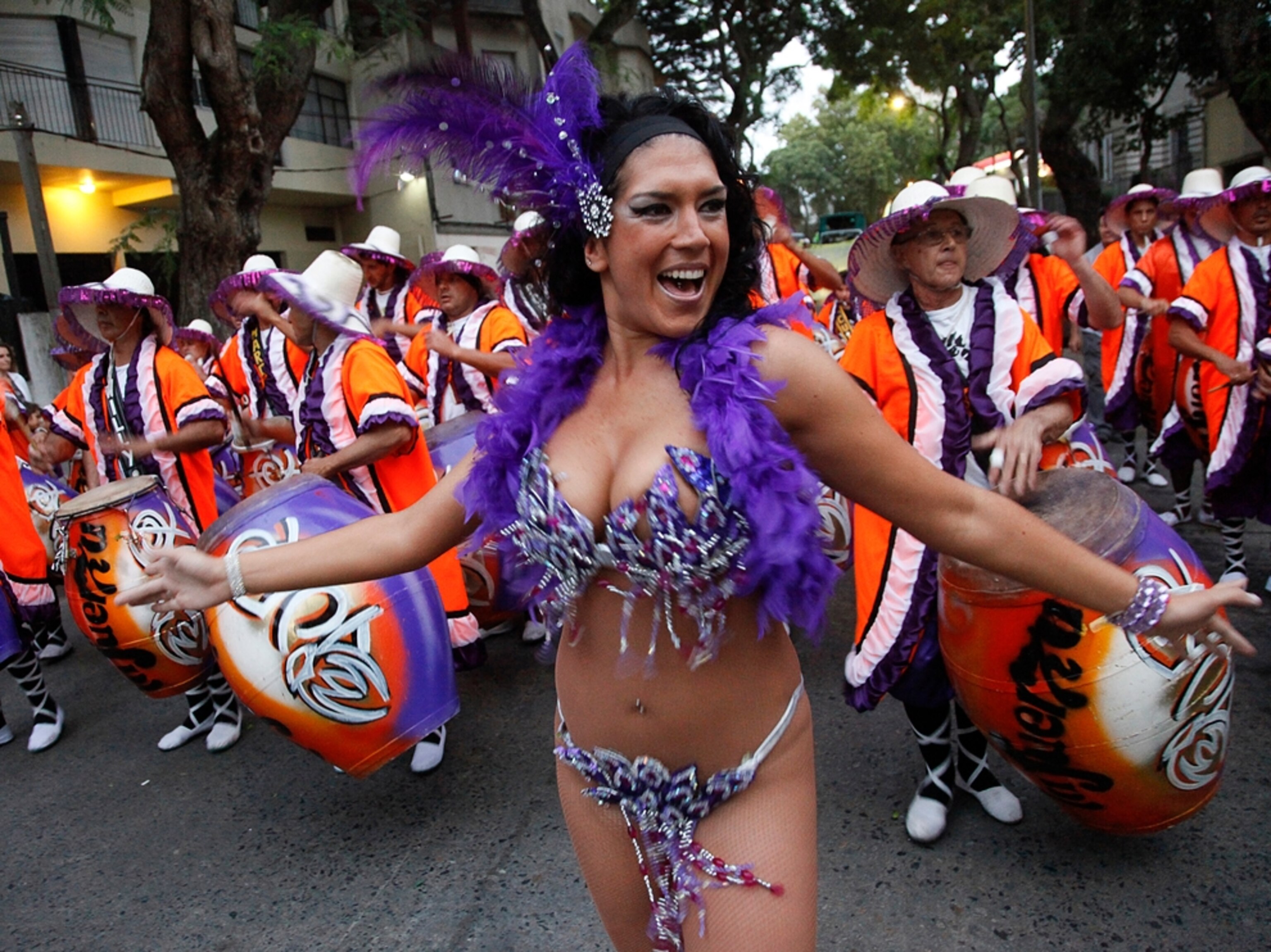 carnival parade in Montevideo