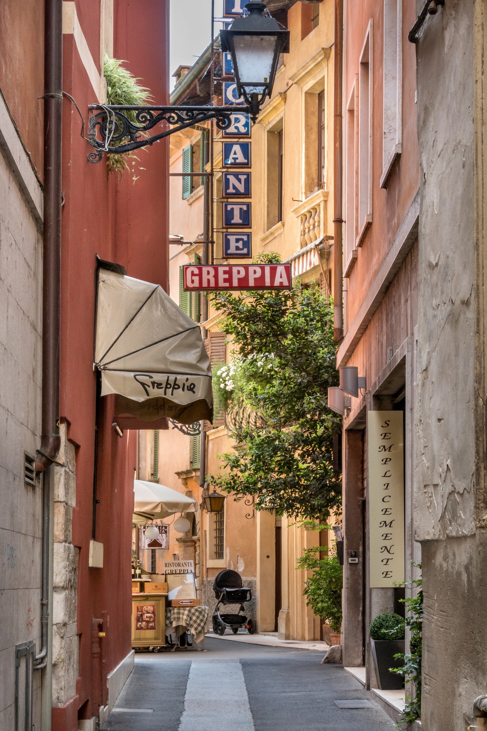 Small street in Verona