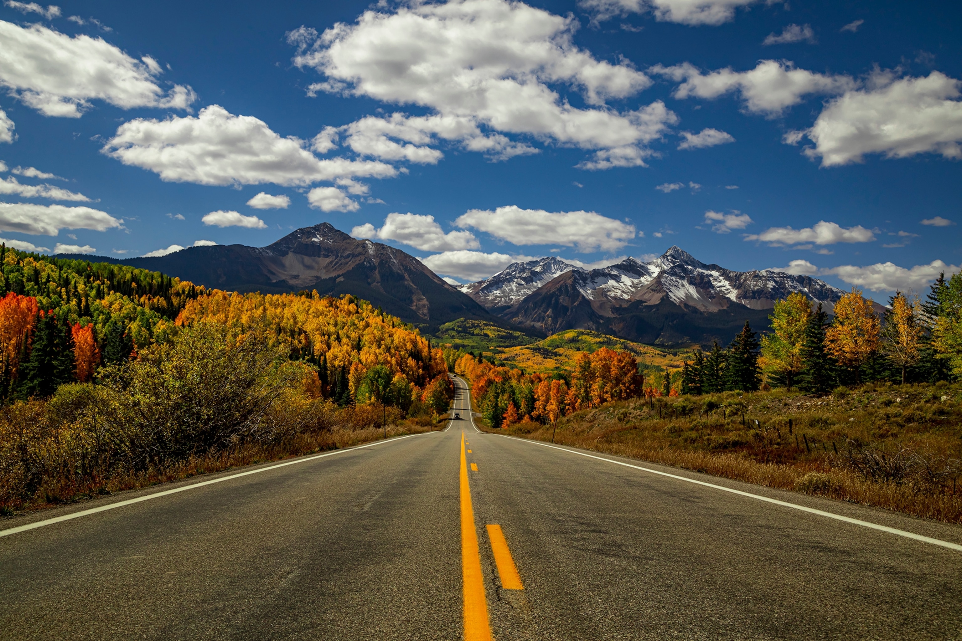 road in autumn
