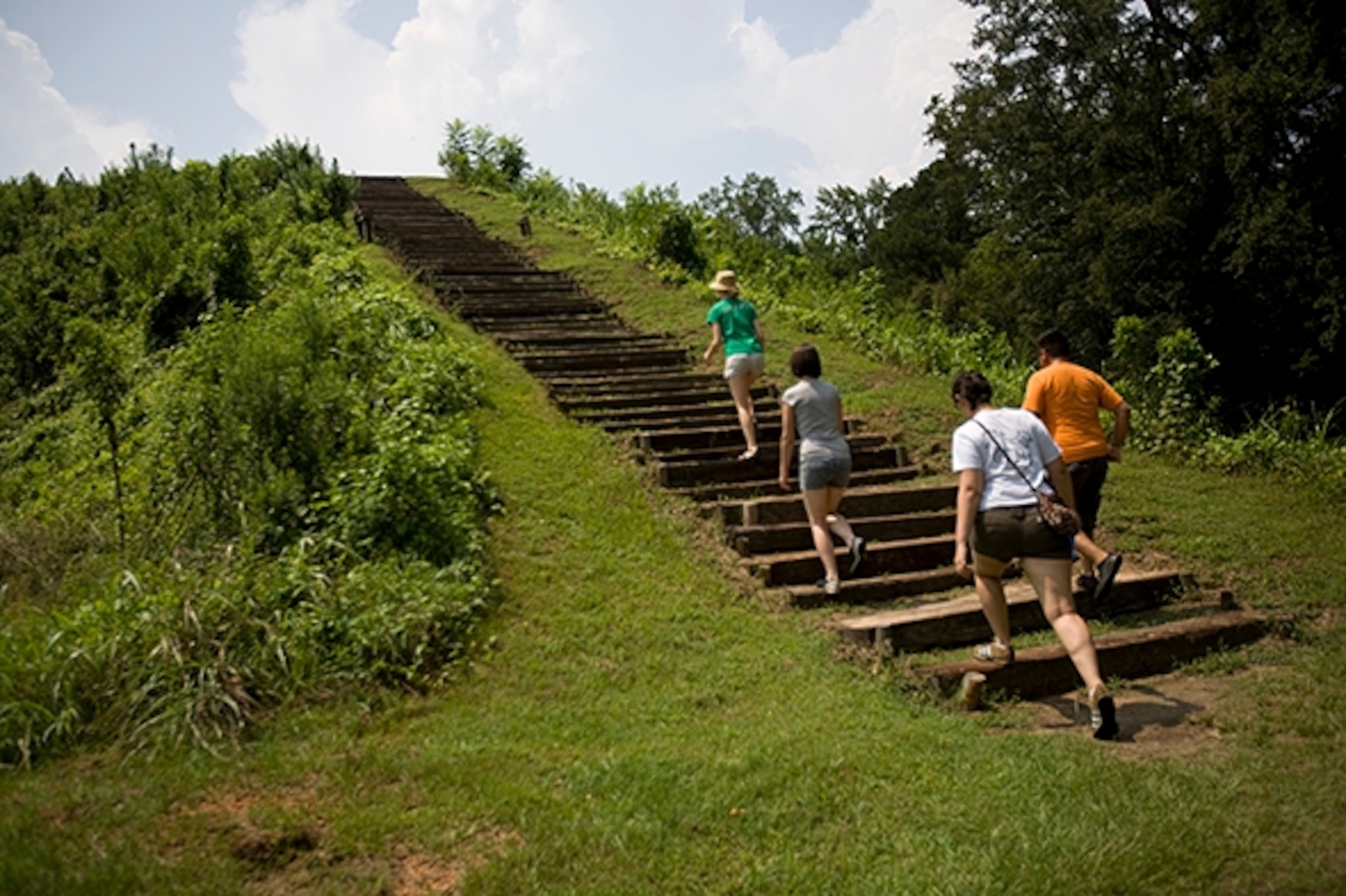 The Moundville Archaeological Park was named a National Historic site in 1964. (Photograph by Annie Agnone)