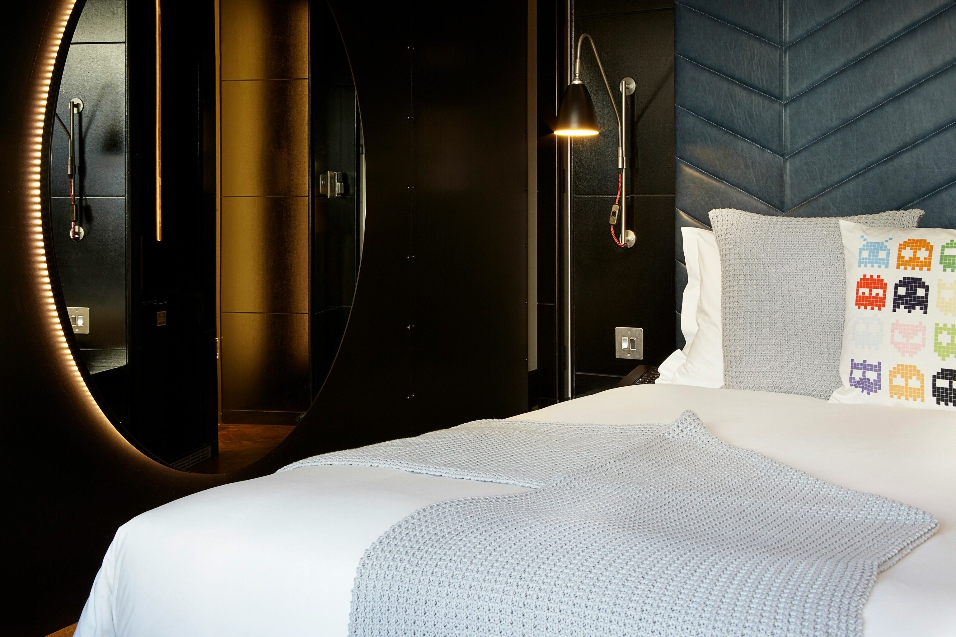 The original member of The Hoxton's growing family of hotels is a magnet for a hip young crowd who come to eat, drink and socialise.