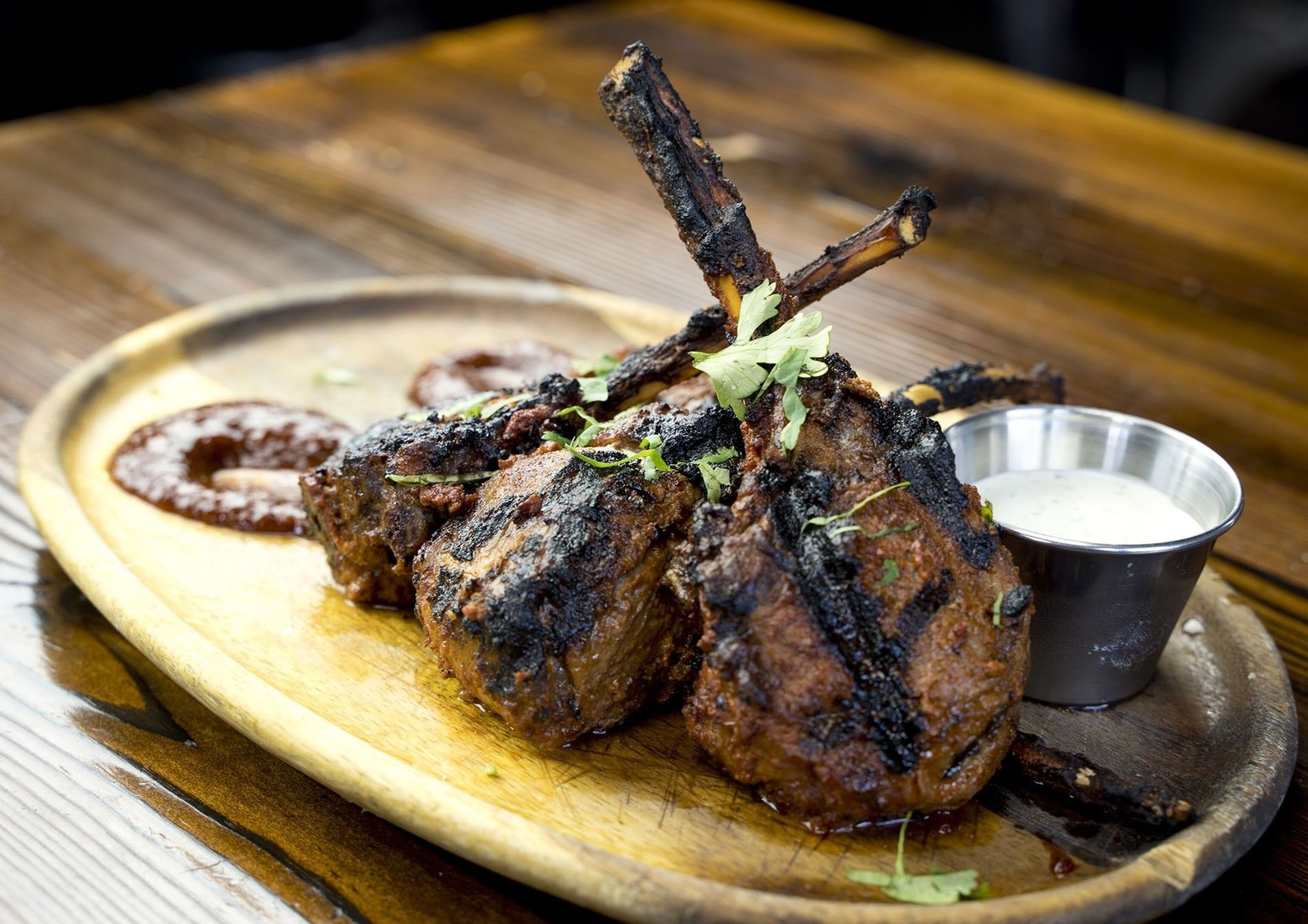 Ambrosia fuses South Asian spices with American ingredients to create “new Indian” dishes.