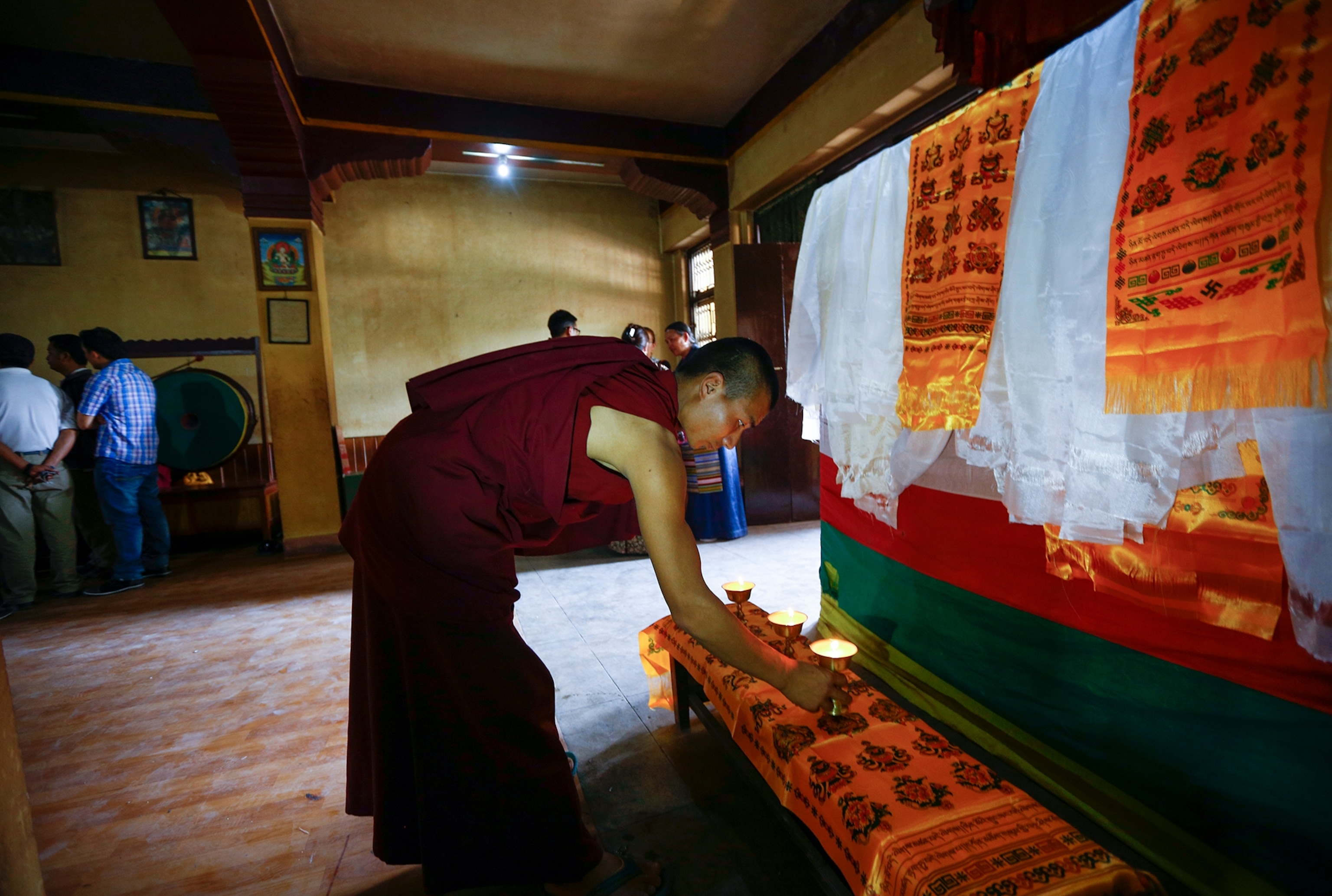a family member mourning victims of the Mount Everest avalanche.