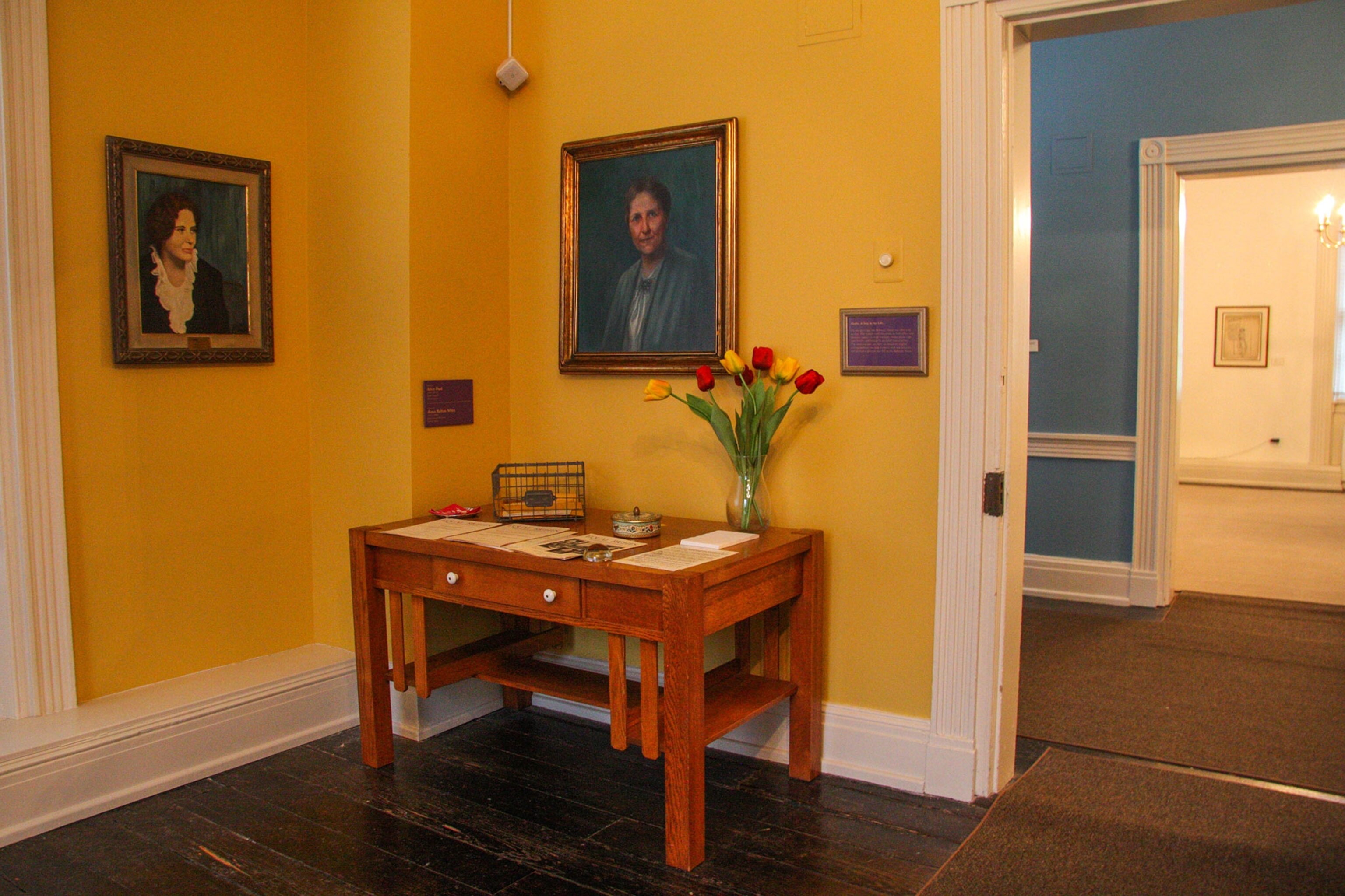 desk of suffragist Alice Paul