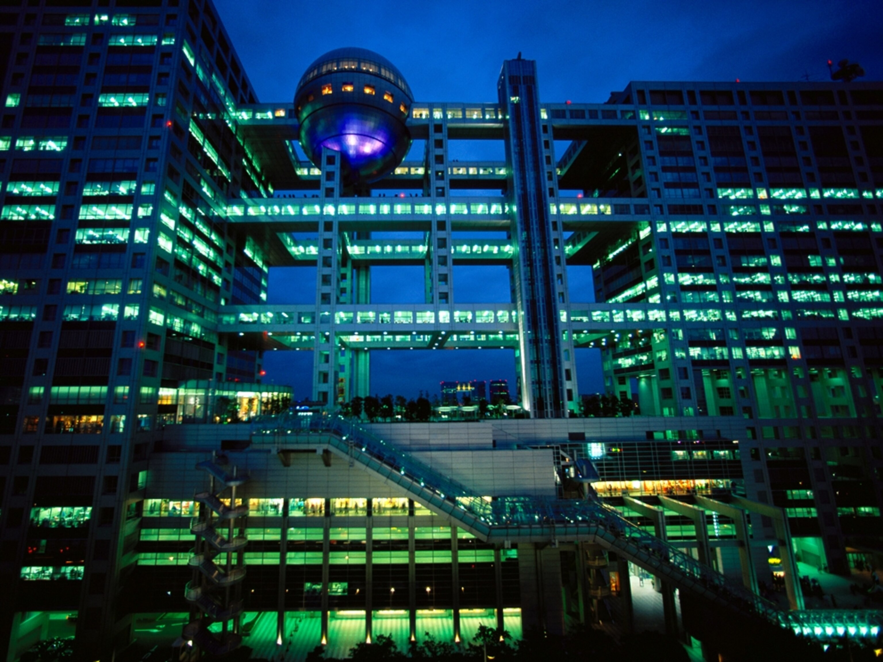 Fuji TV Building escalator